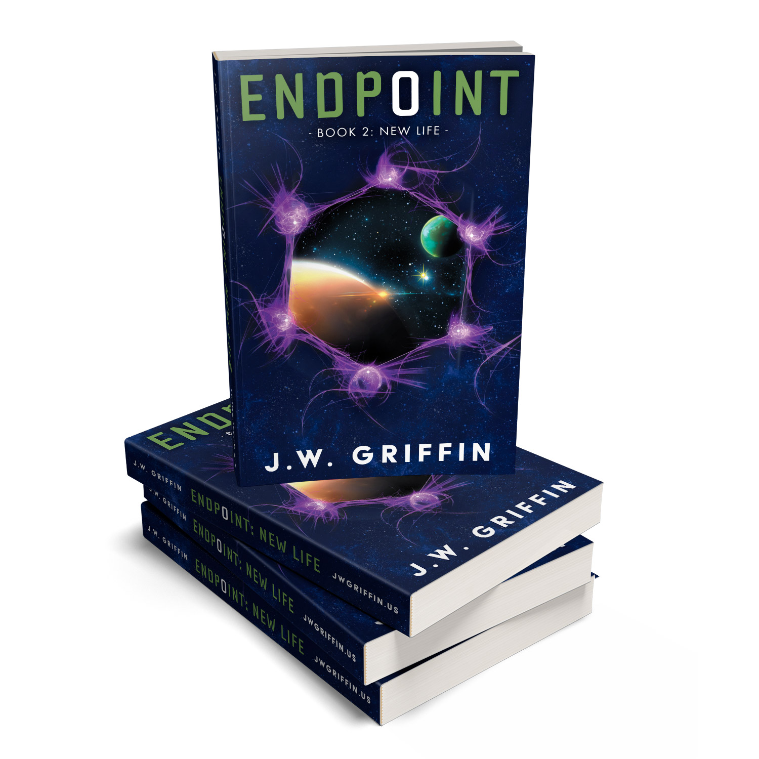 The Endpoint Series is a fantastic character-led hard sci-fi series. The author is JW Griffin. The book cover designs and interior formatting are by Mark Thomas. To learn more about what Mark could do for your book, please visit coverness.com.