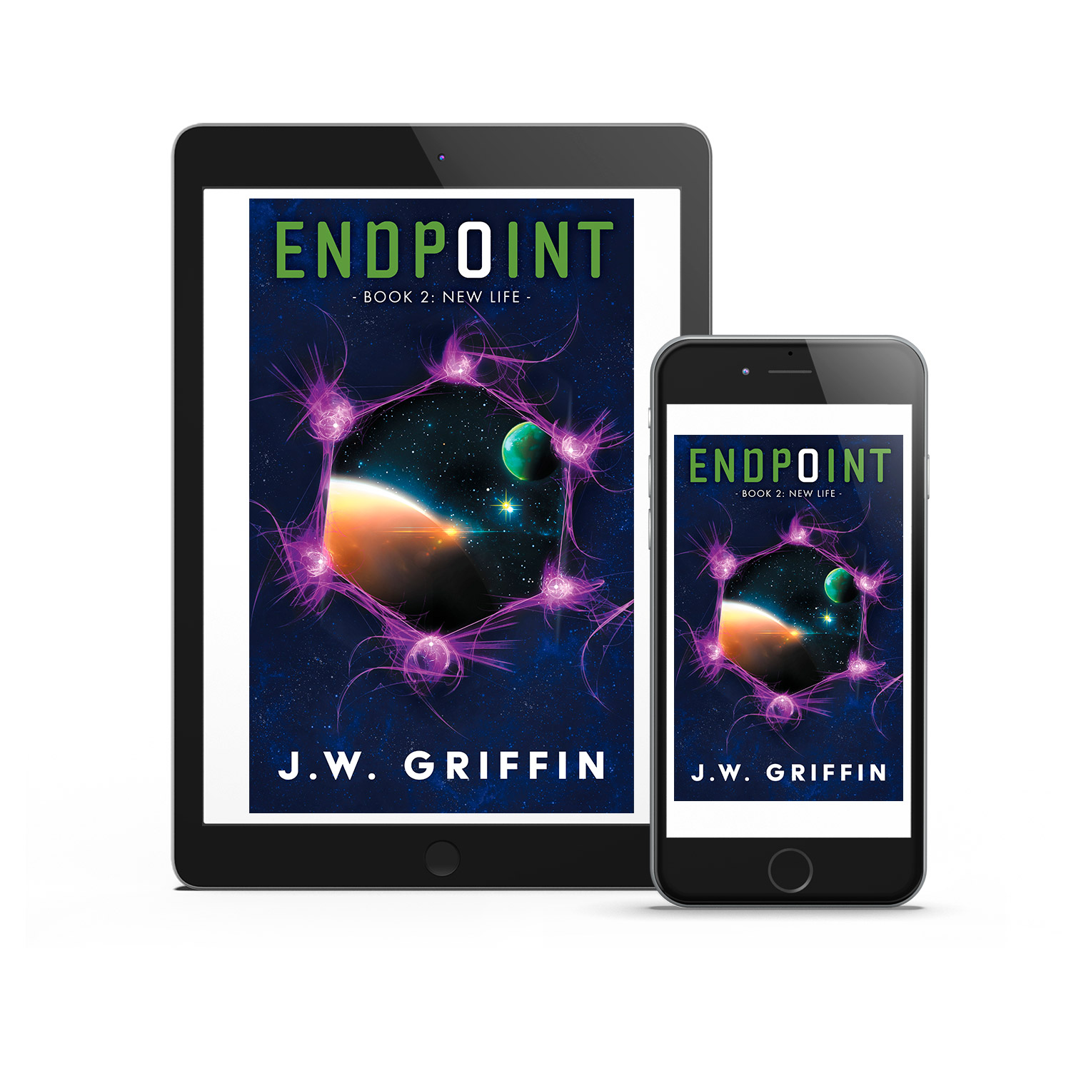 The Endpoint Series is a fantastic character-led hard sci-fi series. The author is JW Griffin. The book cover designs and interior formatting are by Mark Thomas. To learn more about what Mark could do for your book, please visit coverness.com.