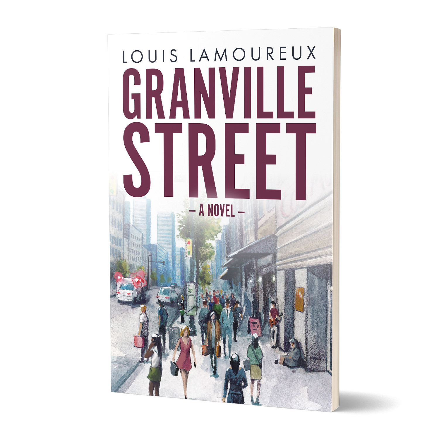 'Granville Street' is a heartbreaking novel of opioid addiction and loss. The author is Louis Lamoureux. The cover design and interior manuscript formatting are by Mark Thomas. Learn what Mark could do for your book by visiting coverness.com.