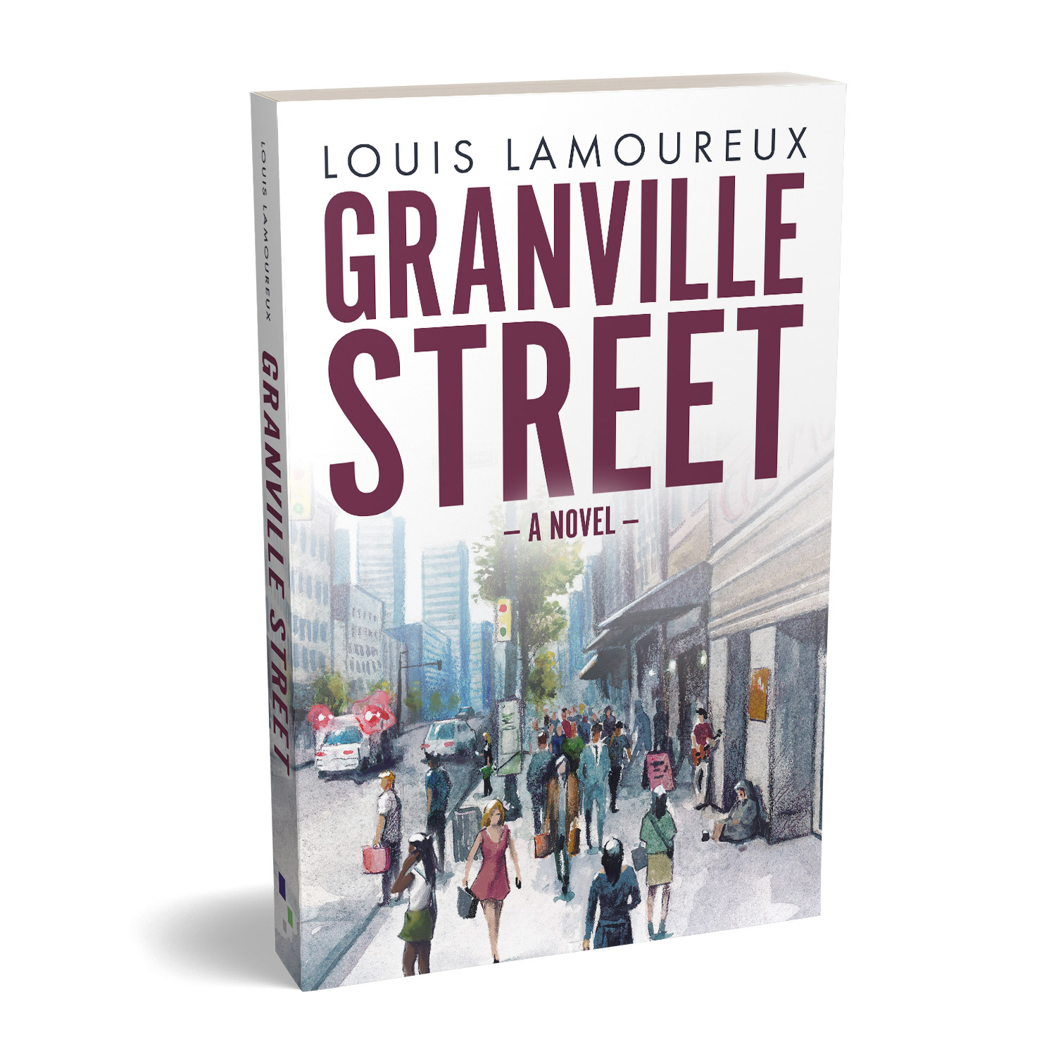 'Granville Street' is a heartbreaking novel of opioid addiction and loss. The author is Louis Lamoureux. The cover design and interior manuscript formatting are by Mark Thomas. Learn what Mark could do for your book by visiting coverness.com.