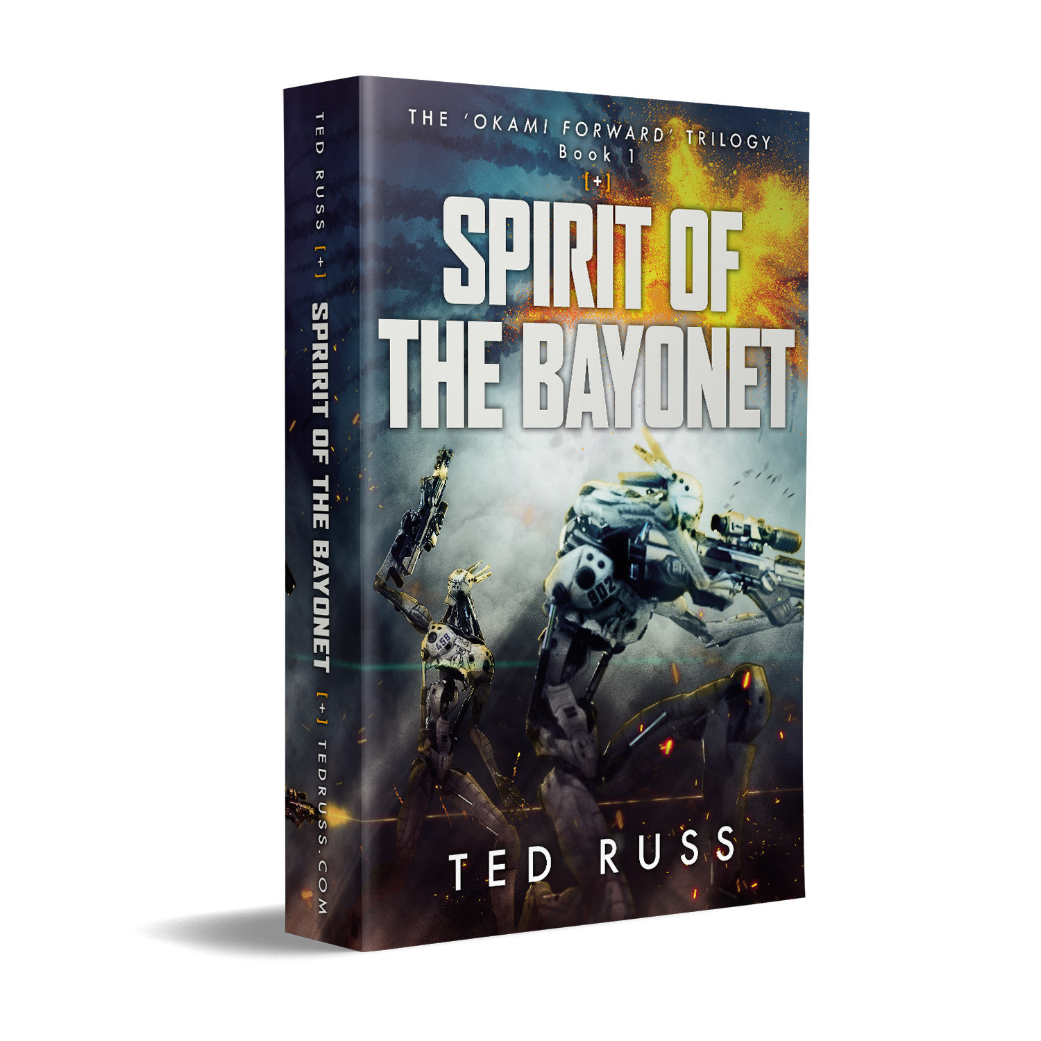 The 'Okami Forward' Trilogy is a spectacular scifi series by author Ted Russ. The cover design and interior manuscript formatting are by Mark Thomas. Learn what Mark could do for your book by visiting coverness.com.