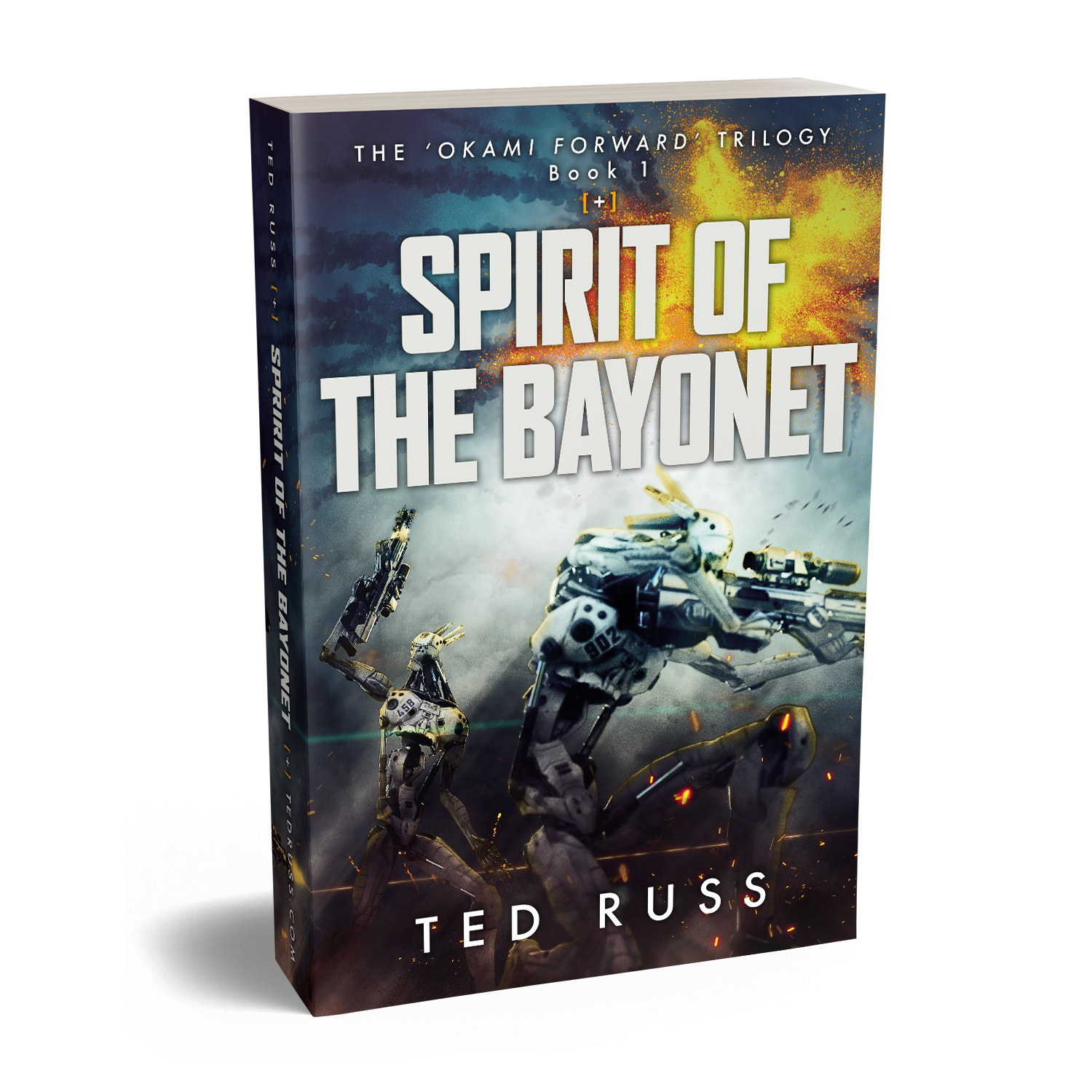 The 'Okami Forward' Trilogy is a spectacular scifi series by author Ted Russ. The cover design and interior manuscript formatting are by Mark Thomas. Learn what Mark could do for your book by visiting coverness.com.