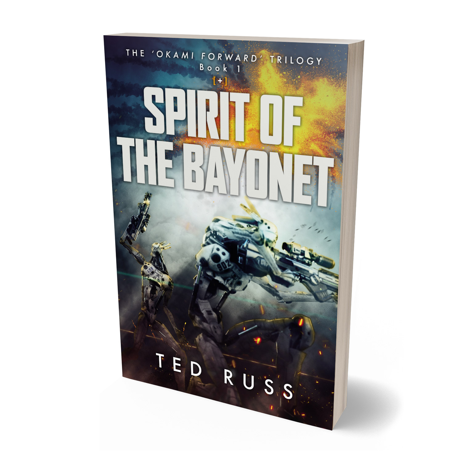 The 'Okami Forward' Trilogy is a spectacular scifi series by author Ted Russ. The cover design and interior manuscript formatting are by Mark Thomas. Learn what Mark could do for your book by visiting coverness.com.