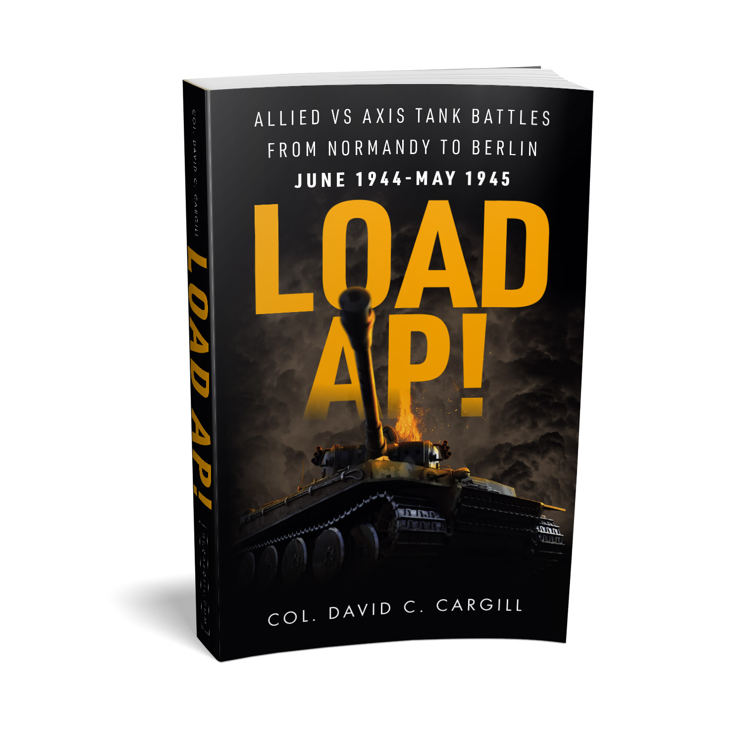 'Load AP!' is a portfolio demo cover by Mark Thomas. To learn more about what Mark could do for your book, please visit coverness.com.