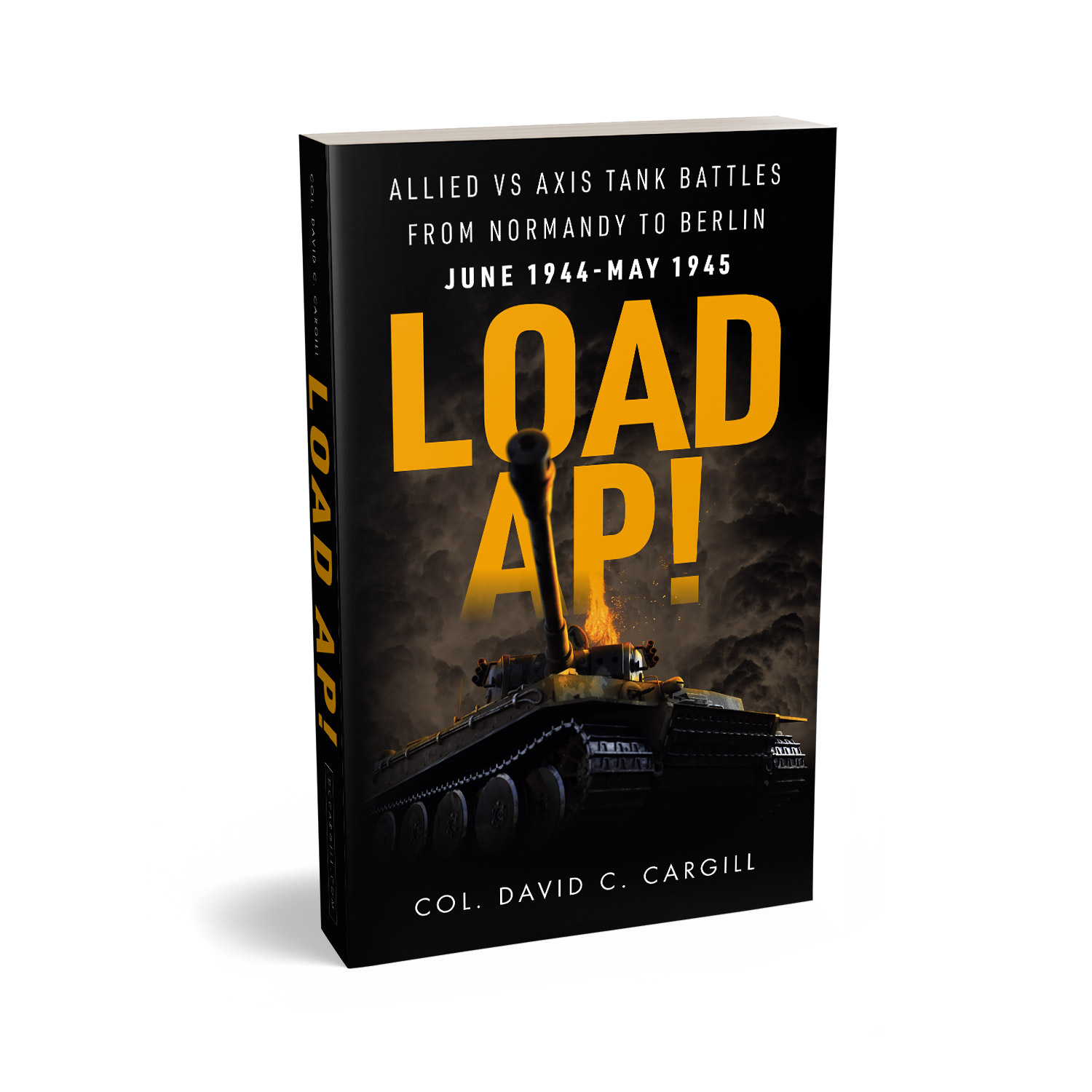 'Load AP!' is a portfolio demo cover by Mark Thomas. To learn more about what Mark could do for your book, please visit coverness.com.