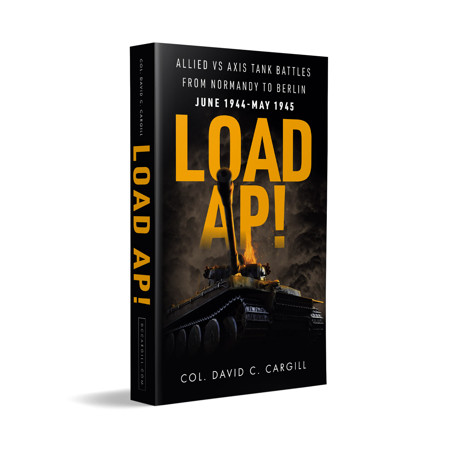 'Load AP!' is a portfolio demo cover by Mark Thomas. To learn more about what Mark could do for your book, please visit coverness.com.