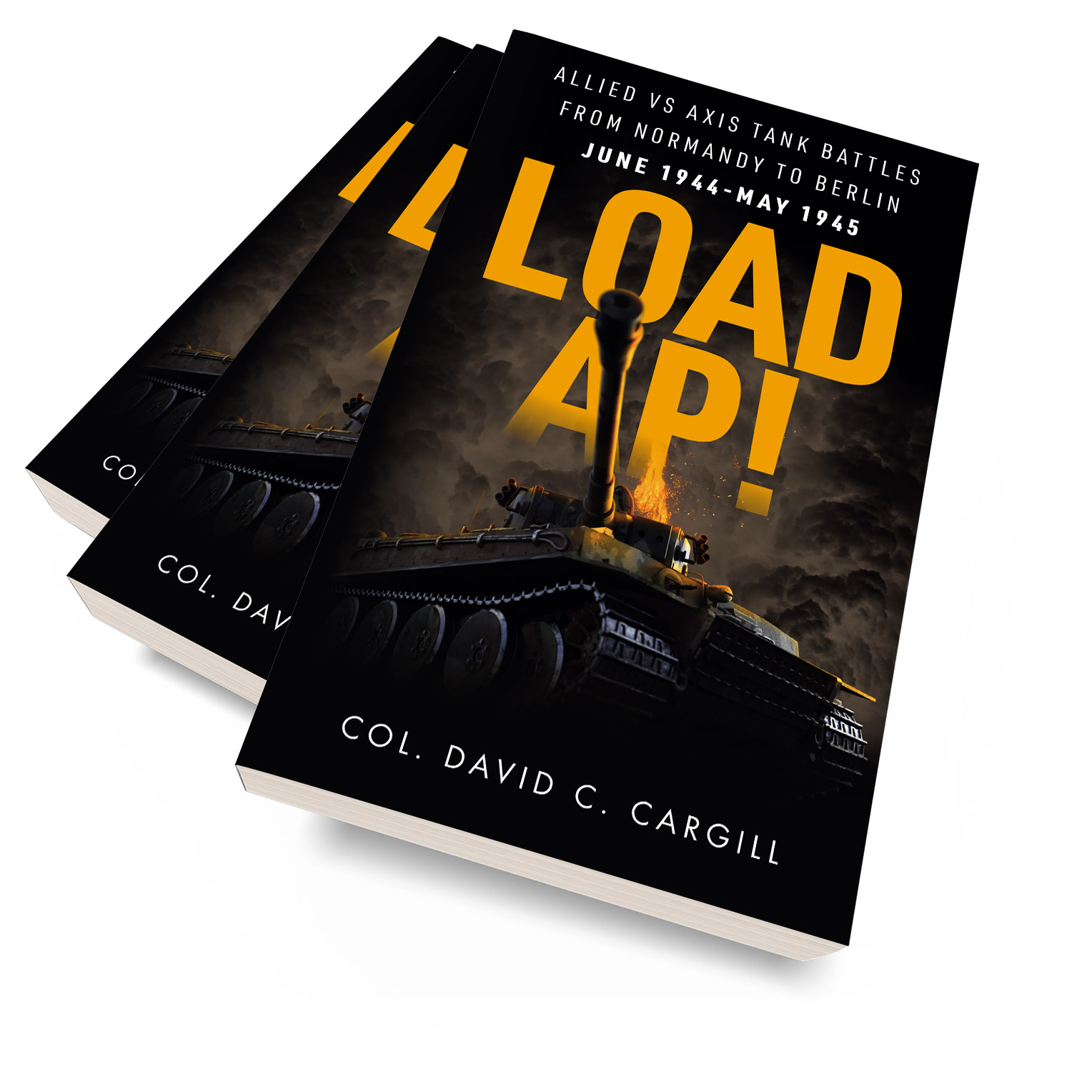 'Load AP!' is a portfolio demo cover by Mark Thomas. To learn more about what Mark could do for your book, please visit coverness.com.