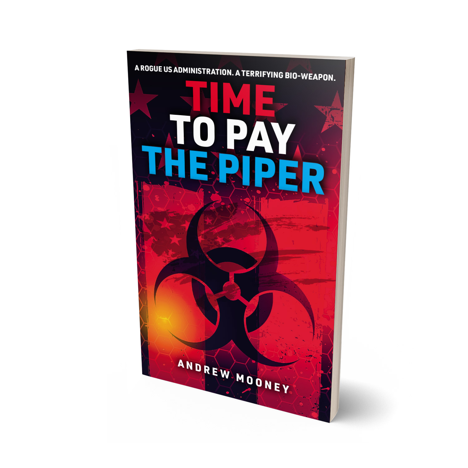 'Time To Pay The Piper' is a great bio-conspiracy thriller. The author is Andrew Mooney. The book cover design and interior formatting are by Mark Thomas. To learn more about what Mark could do for your book, please visit coverness.com.