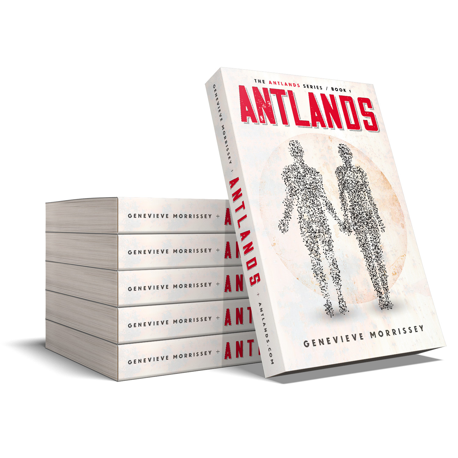 'Antlands' is an immersive, post-apocalyse scifi novel. The author is Genevieve Morrissey. The book cover design and interior formatting are by Mark Thomas. To learn more about what Mark could do for your book, please visit coverness.com.