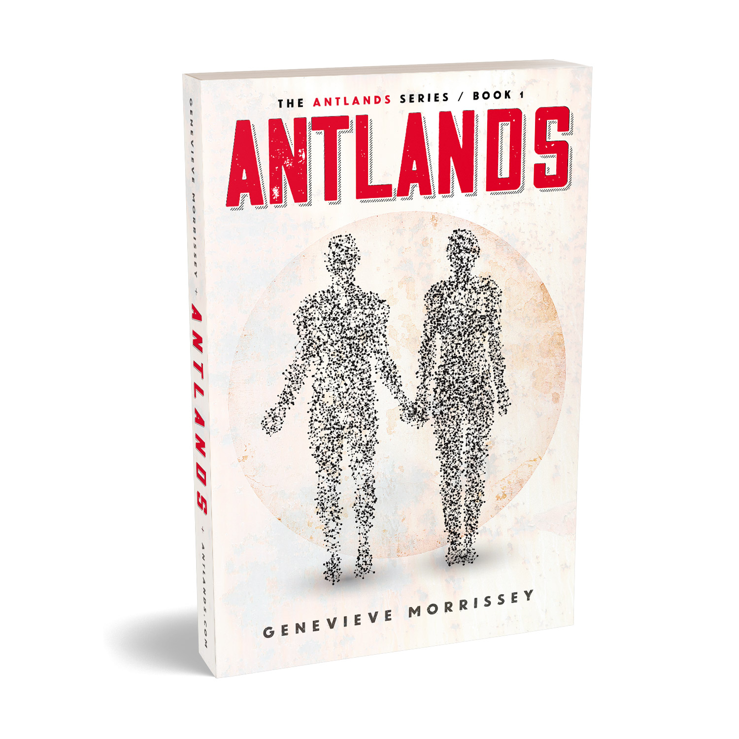 'Antlands' is an immersive, post-apocalyse scifi novel. The author is Genevieve Morrissey. The book cover design and interior formatting are by Mark Thomas. To learn more about what Mark could do for your book, please visit coverness.com.