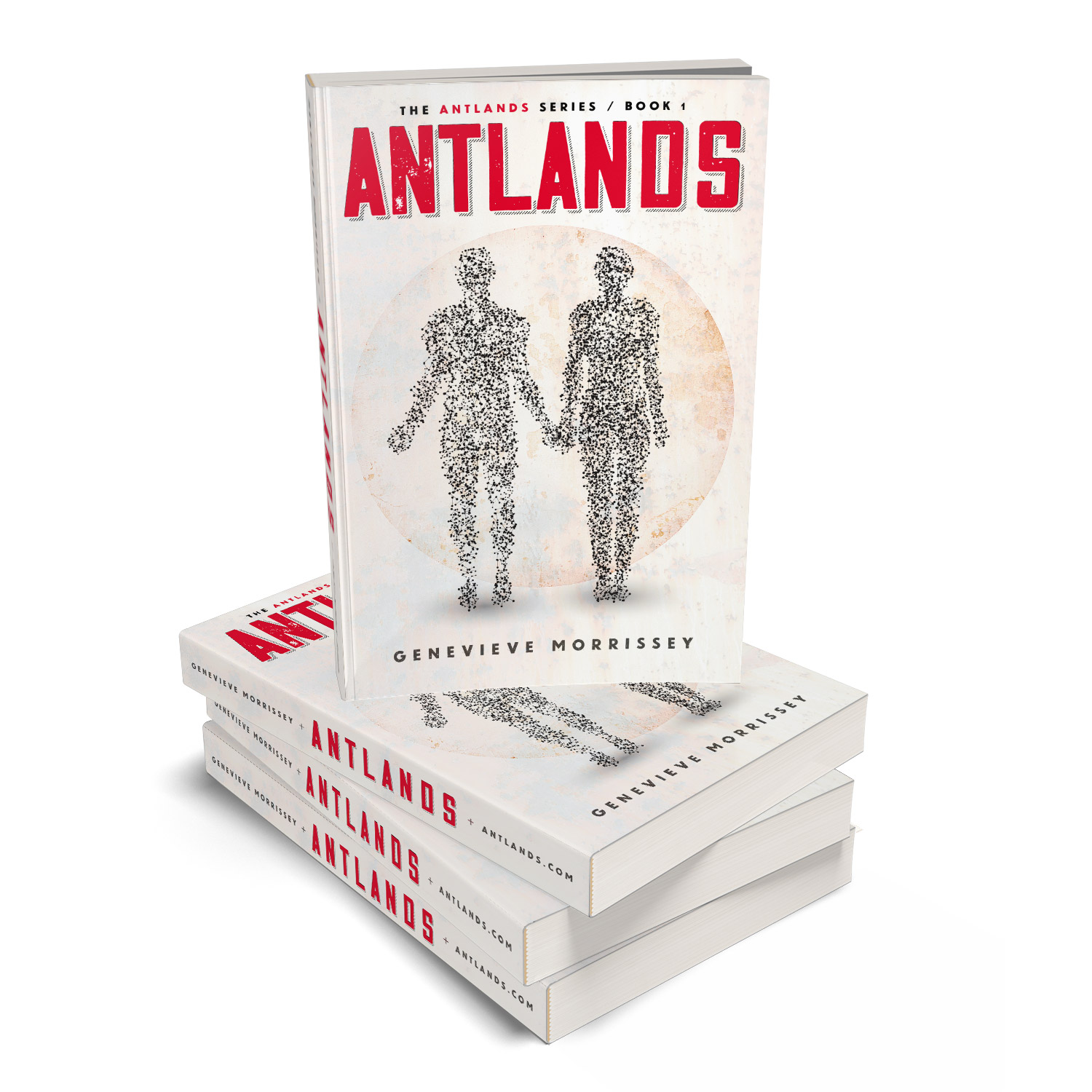 'Antlands' is an immersive, post-apocalyse scifi novel. The author is Genevieve Morrissey. The book cover design and interior formatting are by Mark Thomas. To learn more about what Mark could do for your book, please visit coverness.com.