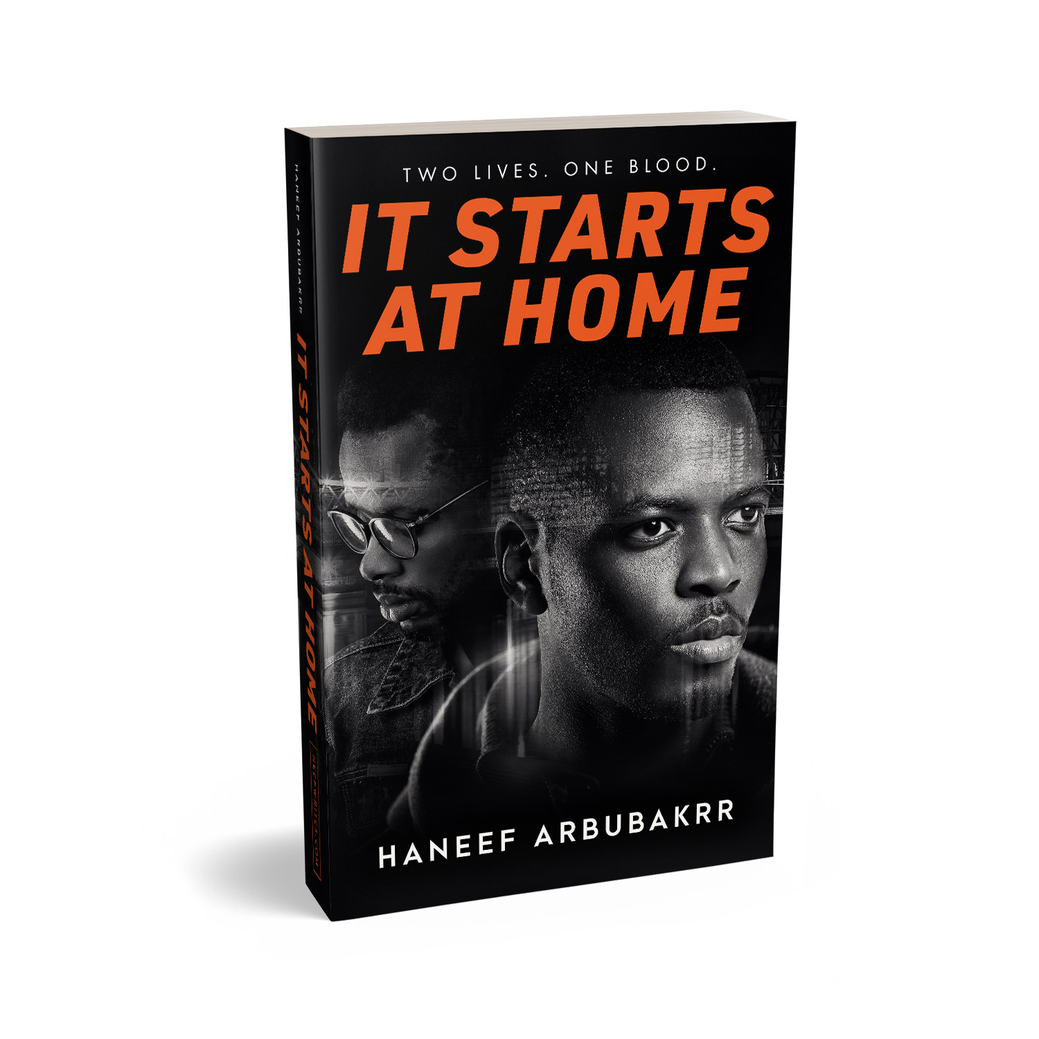 'It Starts At Home' is a gritty urban crime drama. The author is Haneef Arbubakrr. The book cover design and interior formatting are by Mark Thomas. To learn more about what Mark could do for your book, please visit coverness.com.