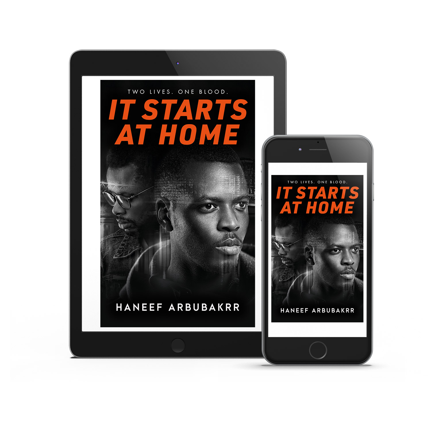 'It Starts At Home' is a gritty urban crime drama. The author is Haneef Arbubakrr. The book cover design and interior formatting are by Mark Thomas. To learn more about what Mark could do for your book, please visit coverness.com.