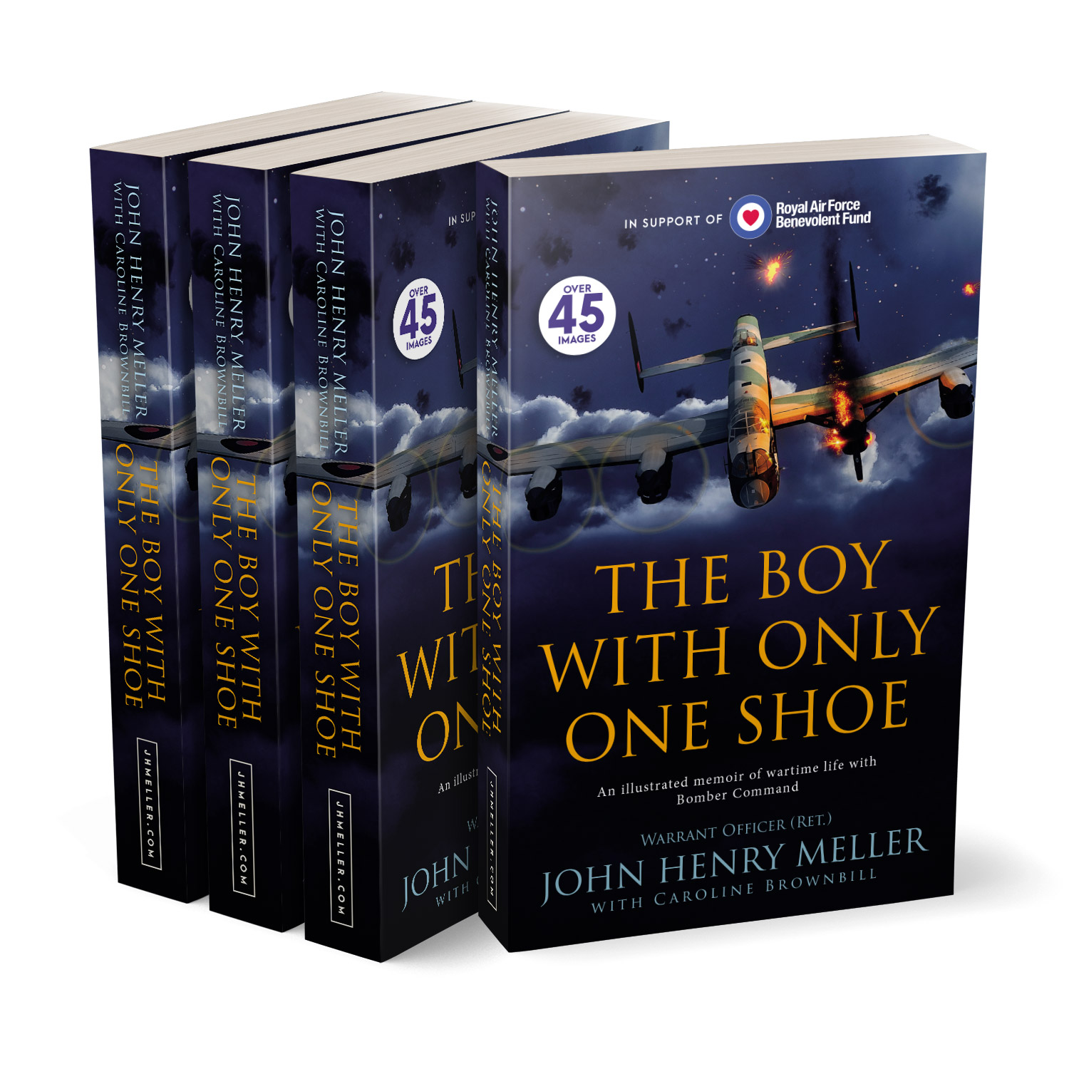 'The Boy With Only One Shoe' is a vivid and affecting memoir of life in RAF Bomber Command during WW2. The authors are John Henry Meller and Caroline Brownbill. The book cover design and interior formatting are by Mark Thomas. To learn more about what Mark could do for your book, please visit coverness.com.