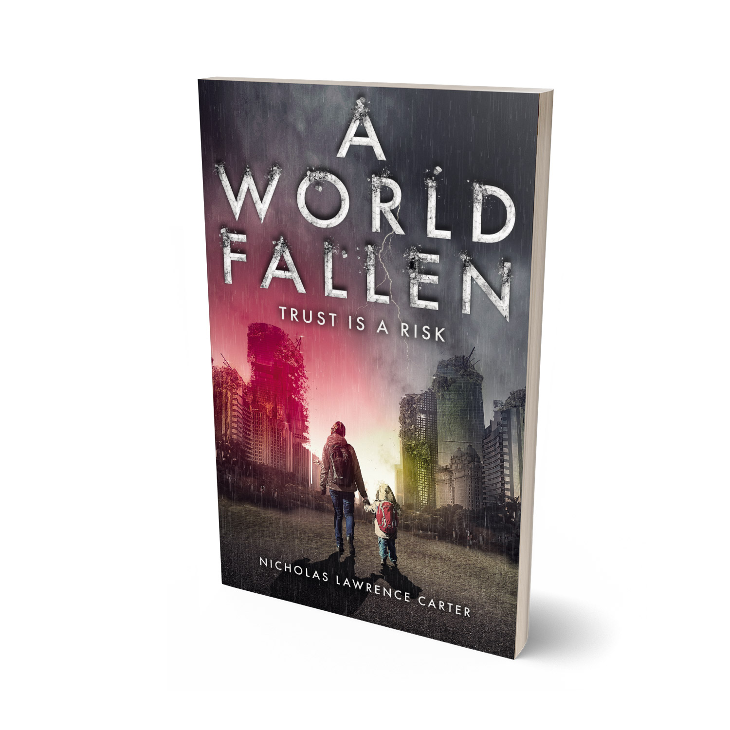 'A World Fallen' is an immersive, post-apocalyse scifi novel. The author is Nicholas Lawrence Carter. The book cover design is by Mark Thomas. To learn more about what Mark could do for your book, please visit coverness.com