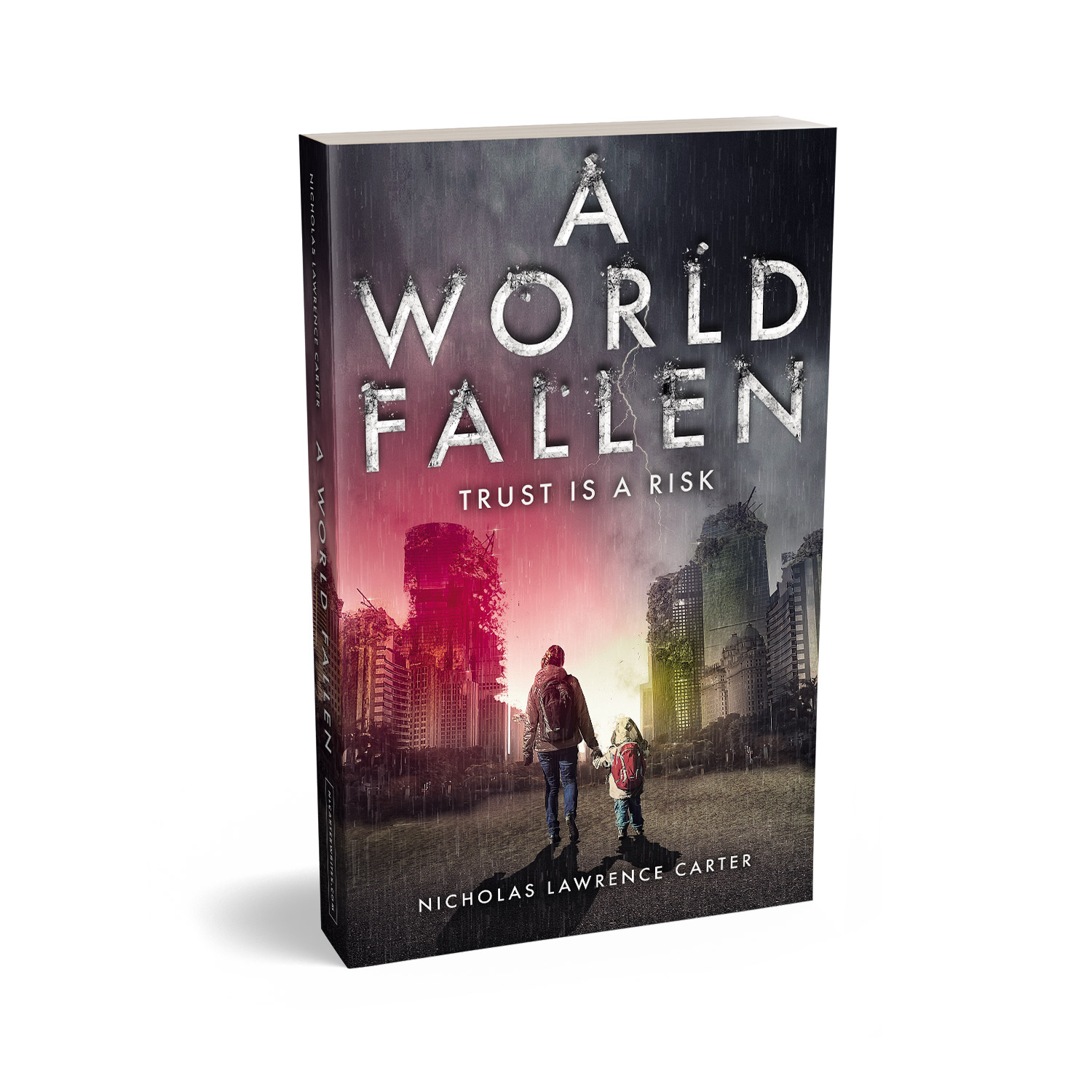 'A World Fallen' is an immersive, post-apocalyse scifi novel. The author is Nicholas Lawrence Carter. The book cover design is by Mark Thomas. To learn more about what Mark could do for your book, please visit coverness.com