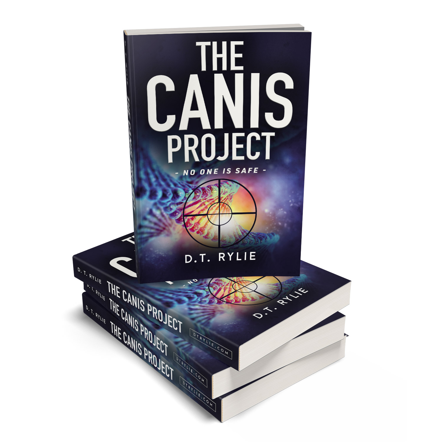 'The Canis Project' is a dark, genetics thriller by D.T. Rylie. The book cover design and interior formatting are by Mark Thomas. To learn more about what Mark could do for your book, please visit coverness.com.