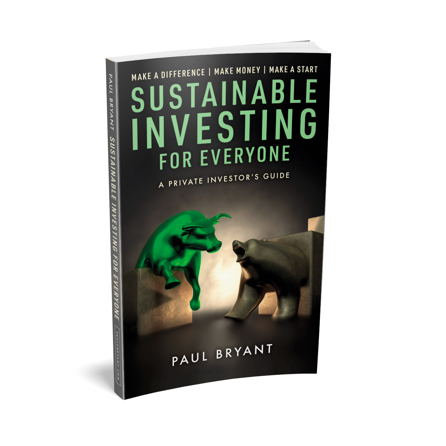 'Sustainable Investing For Everyone' is an excellent financial guide by Paul Bryant. The book cover design is by Mark Thomas. To learn more about what Mark could do for your book, please visit coverness.com.