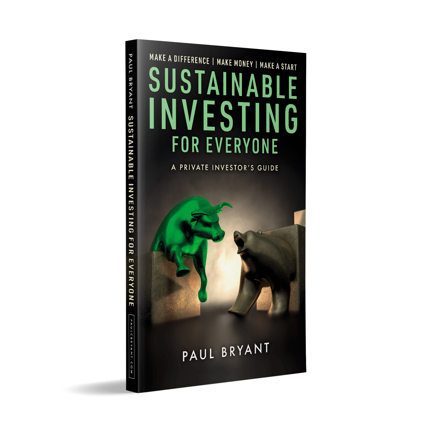 'Sustainable Investing For Everyone' is an excellent financial guide by Paul Bryant. The book cover design is by Mark Thomas. To learn more about what Mark could do for your book, please visit coverness.com.