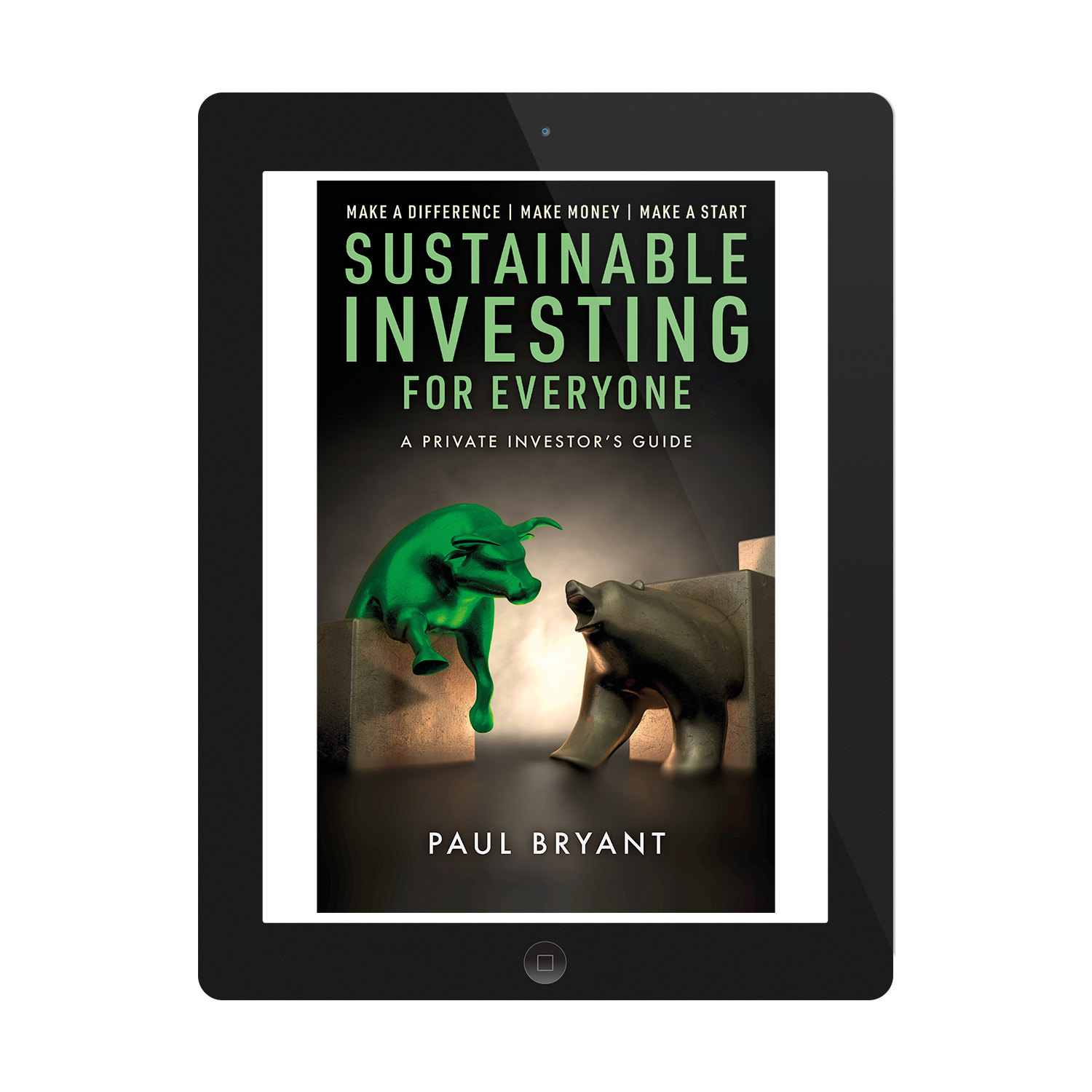 'Sustainable Investing For Everyone' is an excellent financial guide by Paul Bryant. The book cover design is by Mark Thomas. To learn more about what Mark could do for your book, please visit coverness.com.