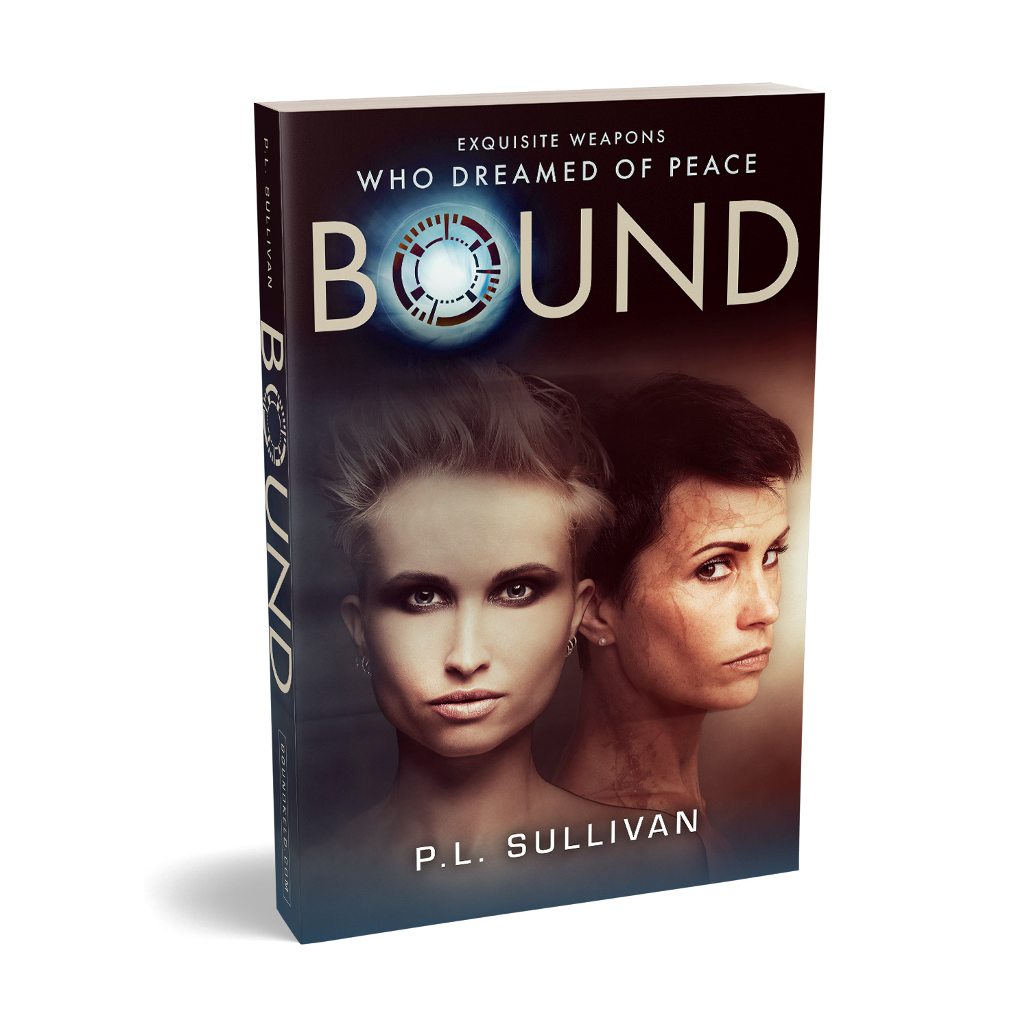 'Bound' is a female-centric scifi epic by author P.L. Sullivan. The book cover design and interior formatting are by Mark Thomas. To learn more about what Mark could do for your book, please visit coverness.com.