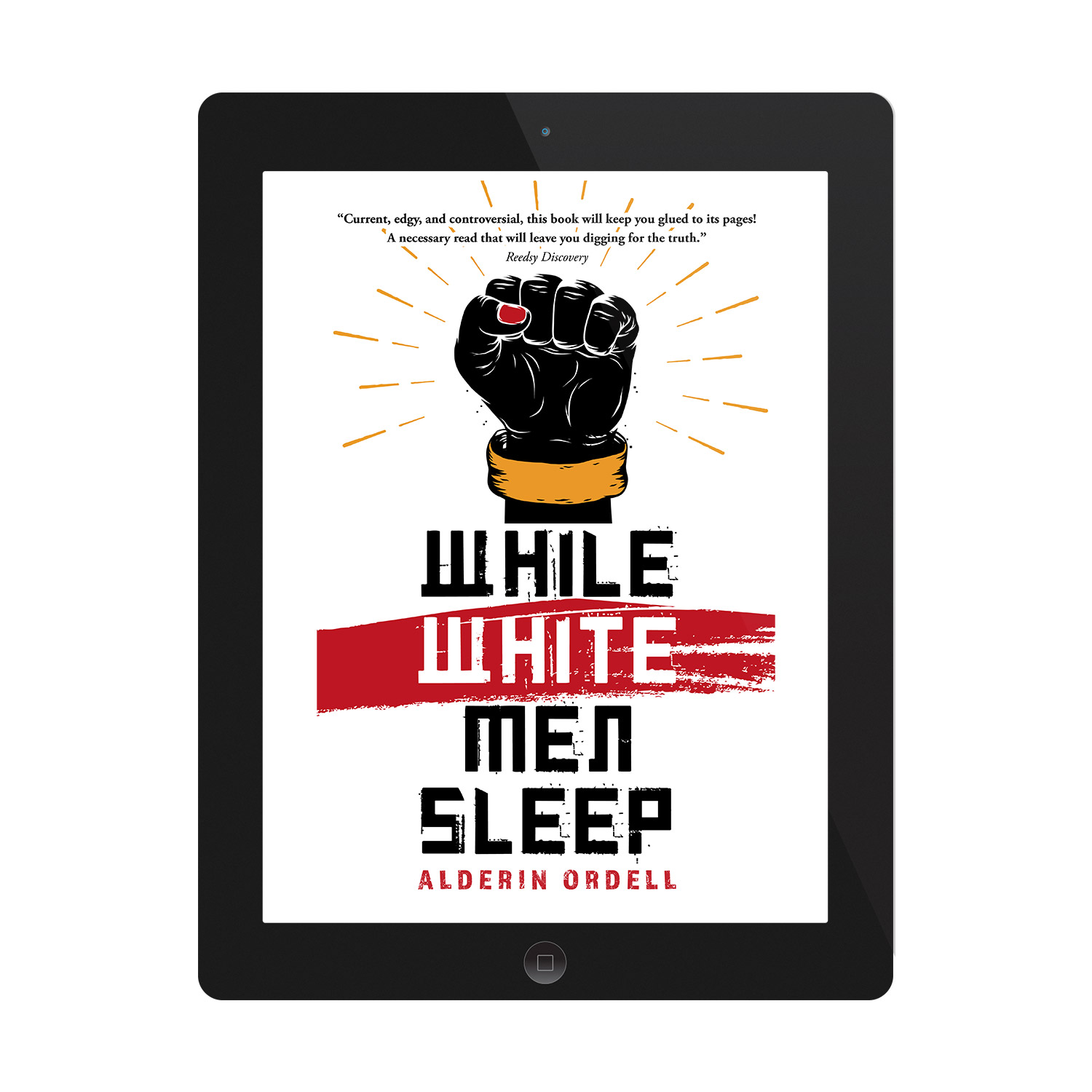 'While White Men Sleep' is a provocative narrative fiction set against the background of BLM and the Trump presidency . The author is Alderin Ordell. The book cover design and interior formatting are by Mark Thomas. To learn more about what Mark could do for your book, please visit coverness.com