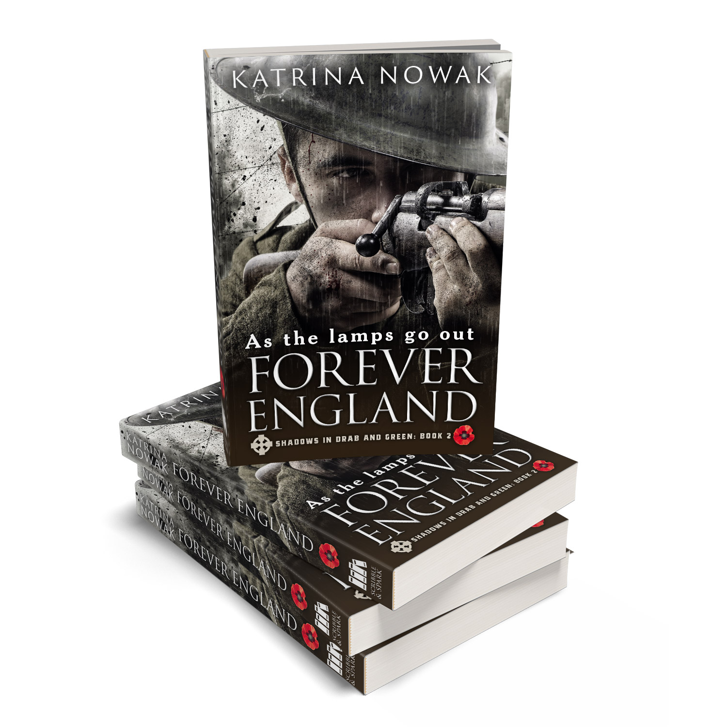'Forever England' is the second volume in an epic fiction series set in around WW1. The author is Katrina Nowak. The book cover design and interior formatting are by Mark Thomas. To learn more about what Mark could do for your book, please visit coverness.com