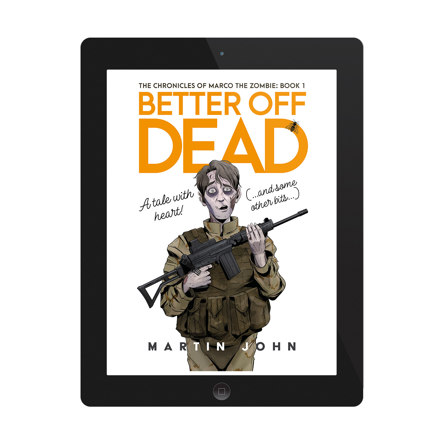'Better Of Dead' is a bone-dry zombie comedy novel. The book cover design and interior formatting are by Mark Thomas. To learn more about what Mark could do for your book, please visit coverness.com.