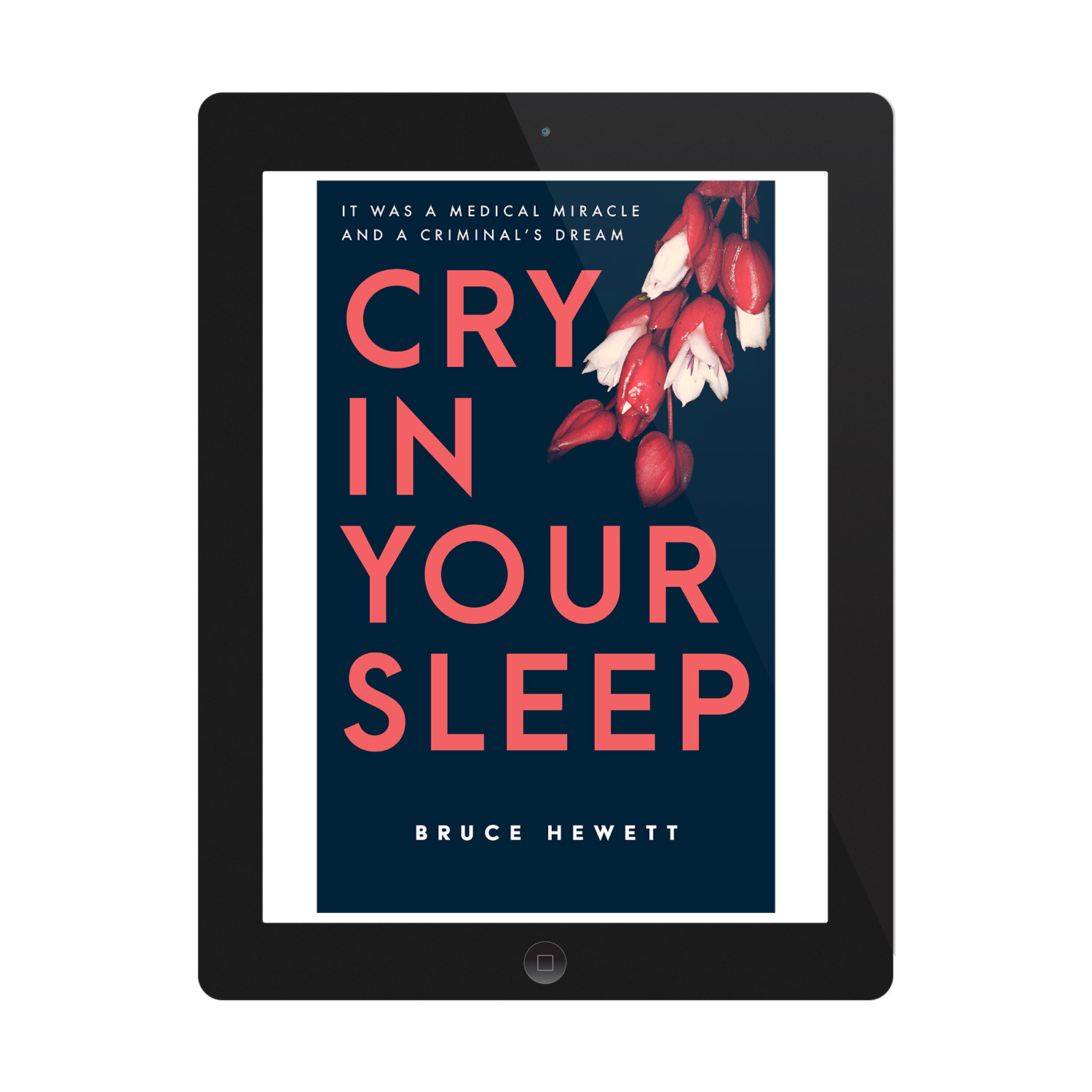 'Cry In Your Sleep' is cracking modern pharma crime thriller. The author is Bruce Hewett. The book cover design and interior formatting are by Mark Thomas. To learn more about what Mark could do for your book, please visit coverness.com