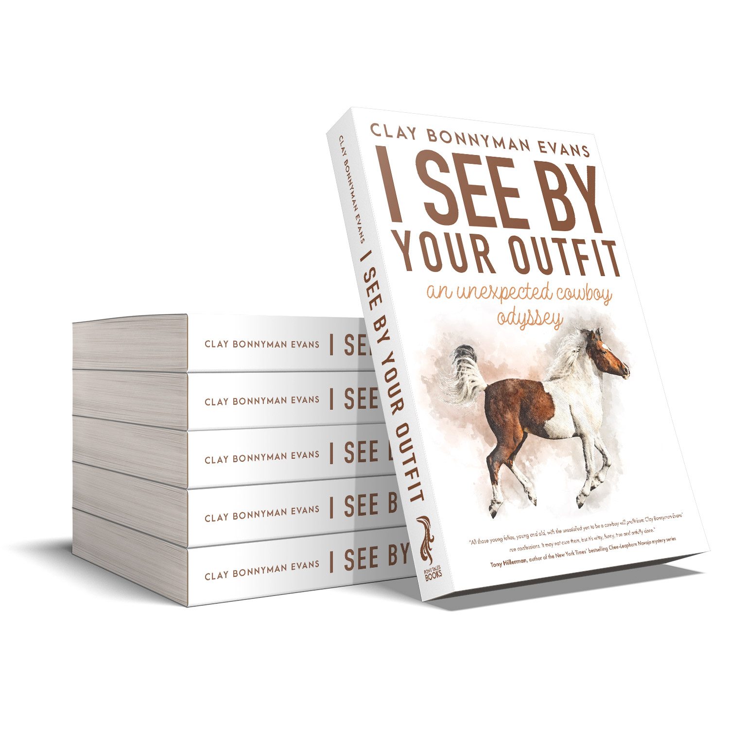 'I See By Your Outfit'' is modern cowboy memoir, reflecting on life and times on the trail in the 1980s. The author is Clay Bonnyman Evans. The book cover design and interior formatting are by Mark Thomas. To learn more about what Mark could do for your book, please visit coverness.com