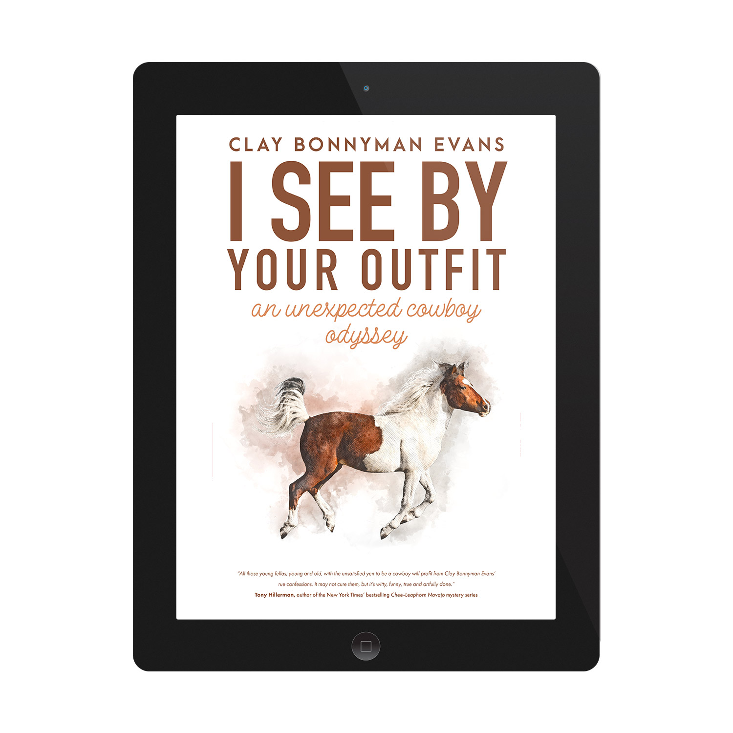 'I See By Your Outfit'' is modern cowboy memoir, reflecting on life and times on the trail in the 1980s. The author is Clay Bonnyman Evans. The book cover design and interior formatting are by Mark Thomas. To learn more about what Mark could do for your book, please visit coverness.com