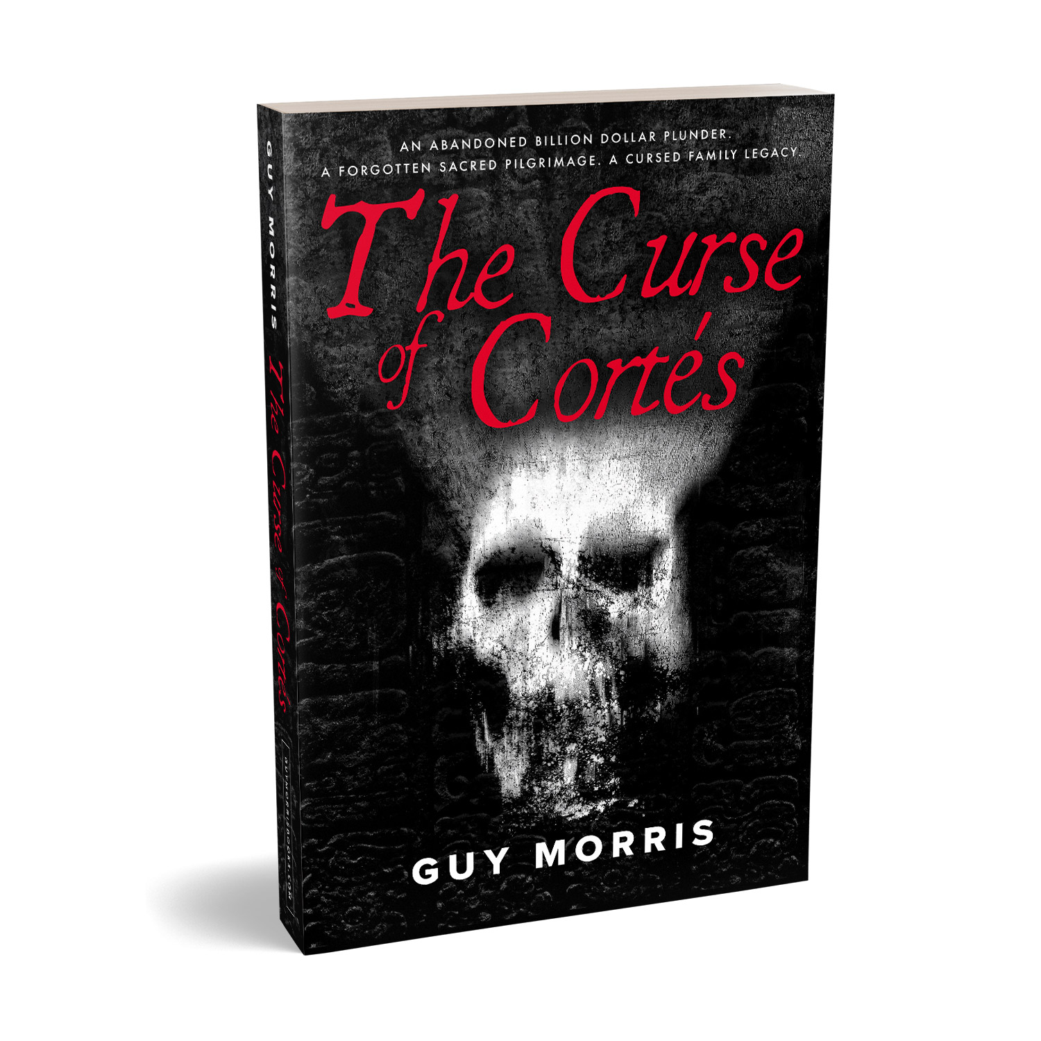 'The Curse of Cortés' is a rattling hybrid historical thriller by Guy Morris. The book cover design & interior formatting are by Mark Thomas. To learn more about what Mark could do for your book, please visit coverness.com.