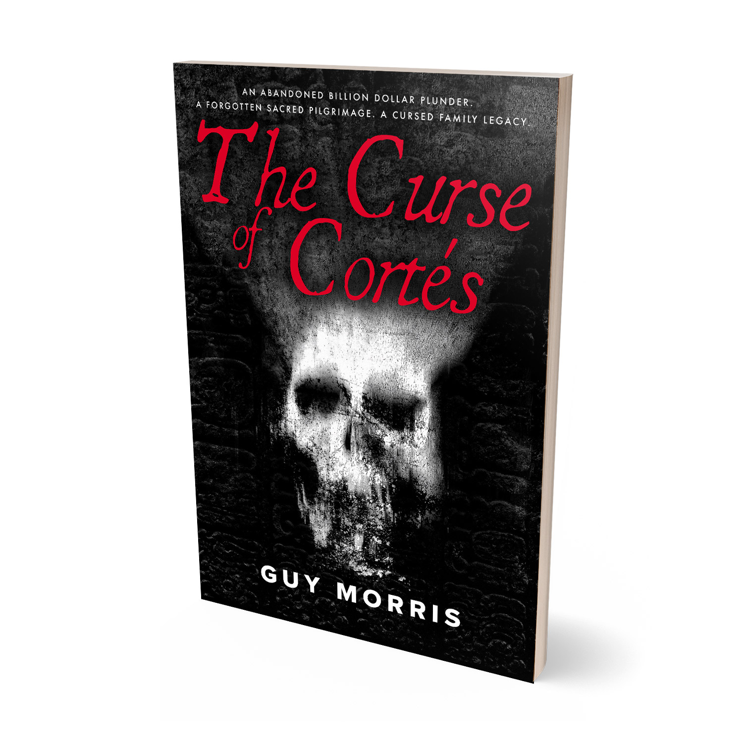 'The Curse of Cortés' is a rattling hybrid historical thriller by Guy Morris. The book cover design & interior formatting are by Mark Thomas. To learn more about what Mark could do for your book, please visit coverness.com.