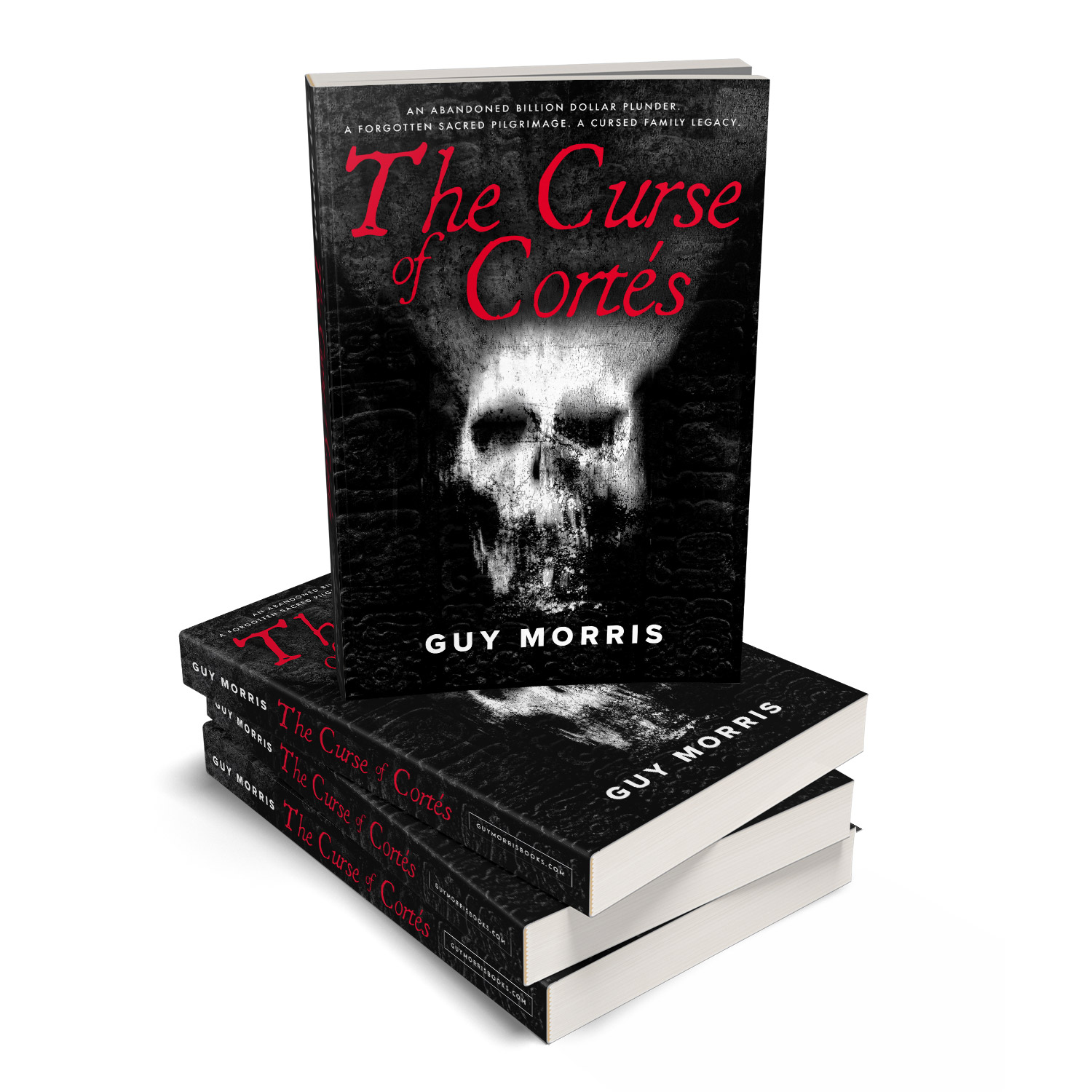 'The Curse of Cortés' is a rattling hybrid historical thriller by Guy Morris. The book cover design & interior formatting are by Mark Thomas. To learn more about what Mark could do for your book, please visit coverness.com.