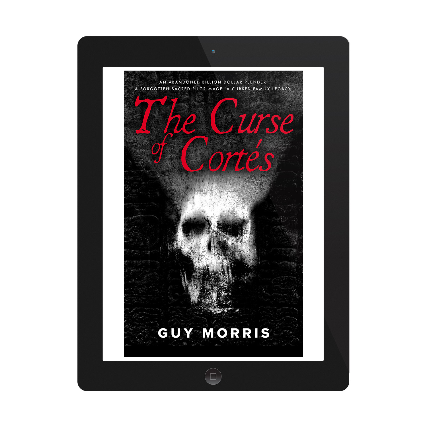 'The Curse of Cortés' is a rattling hybrid historical thriller by Guy Morris. The book cover design & interior formatting are by Mark Thomas. To learn more about what Mark could do for your book, please visit coverness.com.