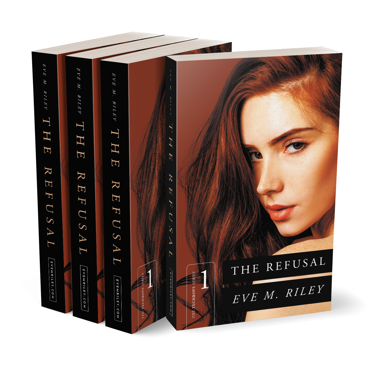 'The Refusal' is the first instalment in an electrifying modern romance series by Eve M. Riley. The book cover design & interior formatting are by Mark Thomas. To learn more about what Mark could do for your book, please visit coverness.com.