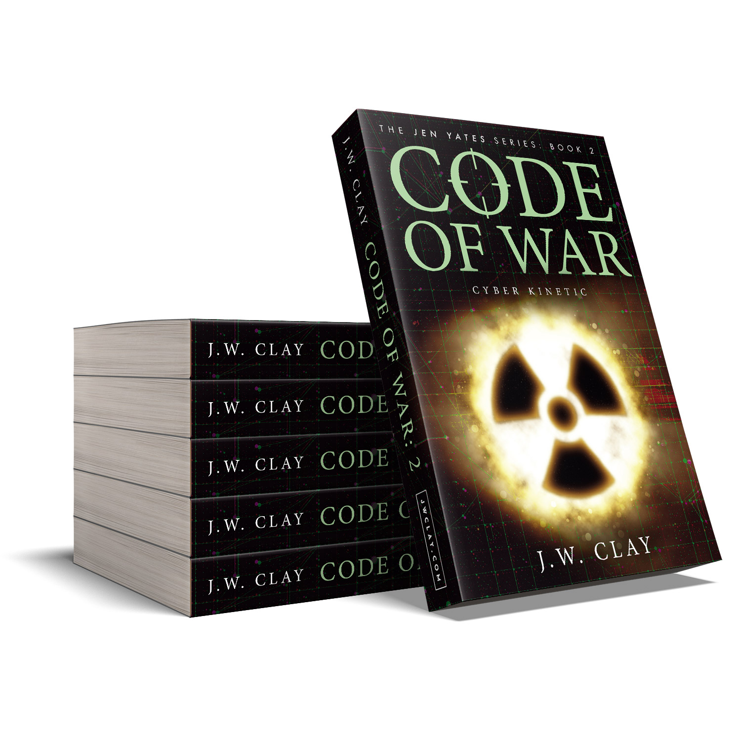 'Code of War' is a a thrilling cyber combat series. The author is JW Clay. The cover design & interior design of the series is by Mark Thomas. To learn more about what Mark could do for your book, please visit coverness.com