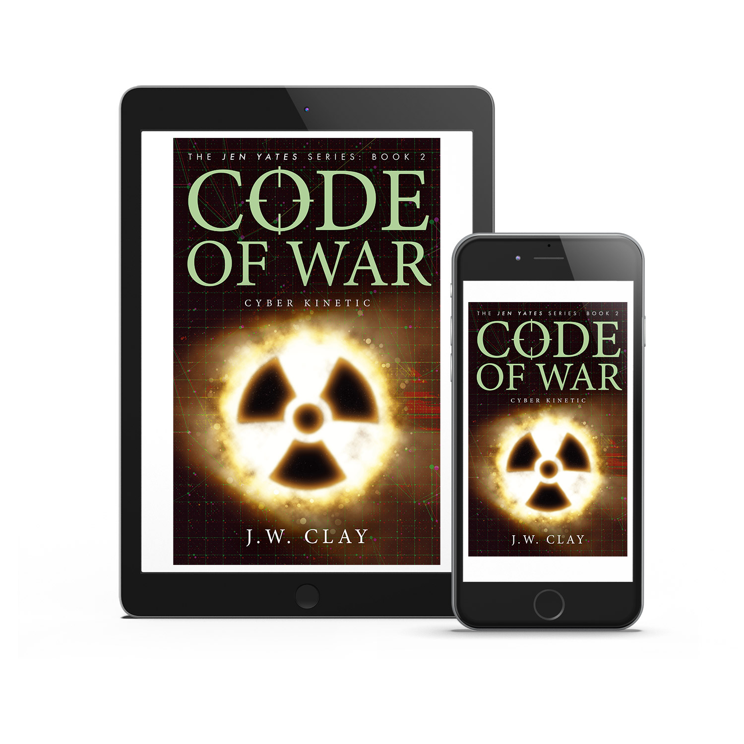 'Code of War' is a a thrilling cyber combat series. The author is JW Clay. The cover design & interior design of the series is by Mark Thomas. To learn more about what Mark could do for your book, please visit coverness.com