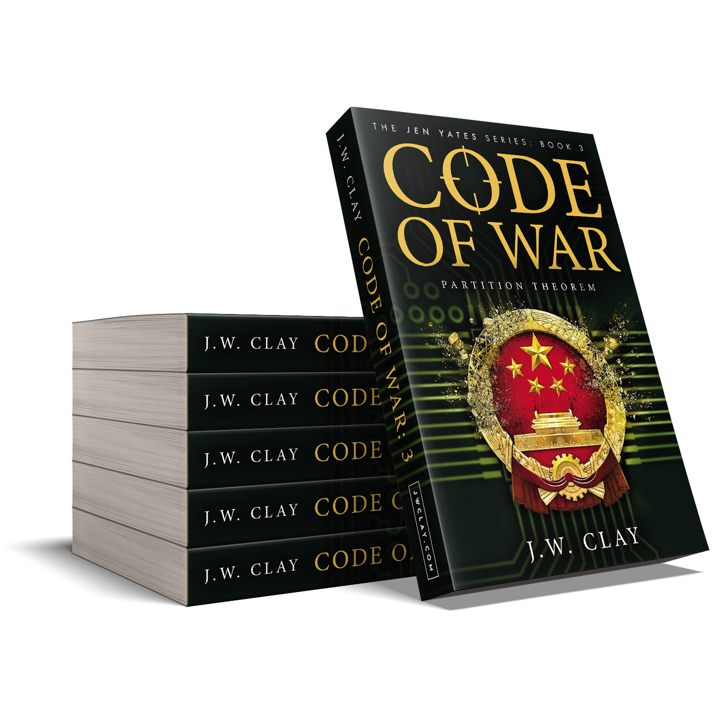 'Code of War' is a a thrilling cyber combat series. The author is JW Clay. The cover design & interior design of the series is by Mark Thomas. To learn more about what Mark could do for your book, please visit coverness.com