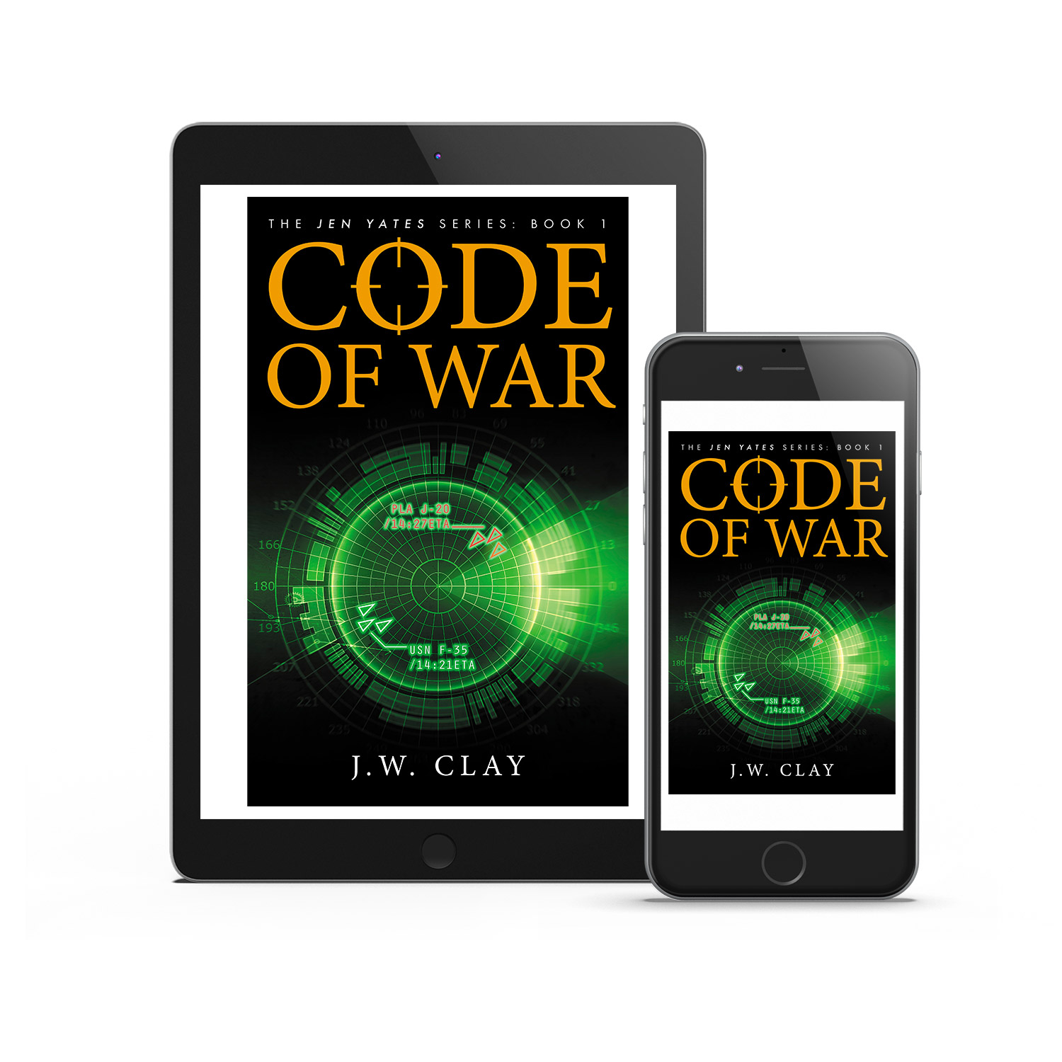 'Code of War' is a a thrilling cyber combat series. The author is JW Clay. The cover design & interior design of the series is by Mark Thomas. To learn more about what Mark could do for your book, please visit coverness.com