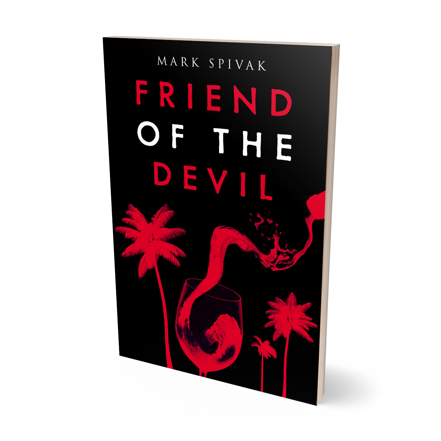 'Friend of the Devil' is a delicious tale of greed. The author is Mark Spivak. The cover design of the book is by Mark Thomas. To learn more about what Mark could do for your book, please visit coverness.com
