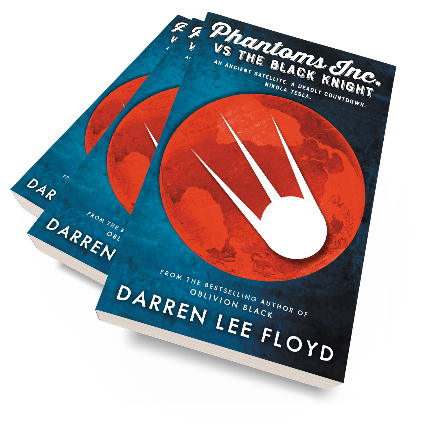 'Phantoms Inc. Vs The Black Knight' is a fun scifi / supernatural hybrid novel. The author is Darren Lee Floyd. The cover and interior design of the book are by Mark Thomas. To learn more about what Mark could do for your book, please visit coverness.com.