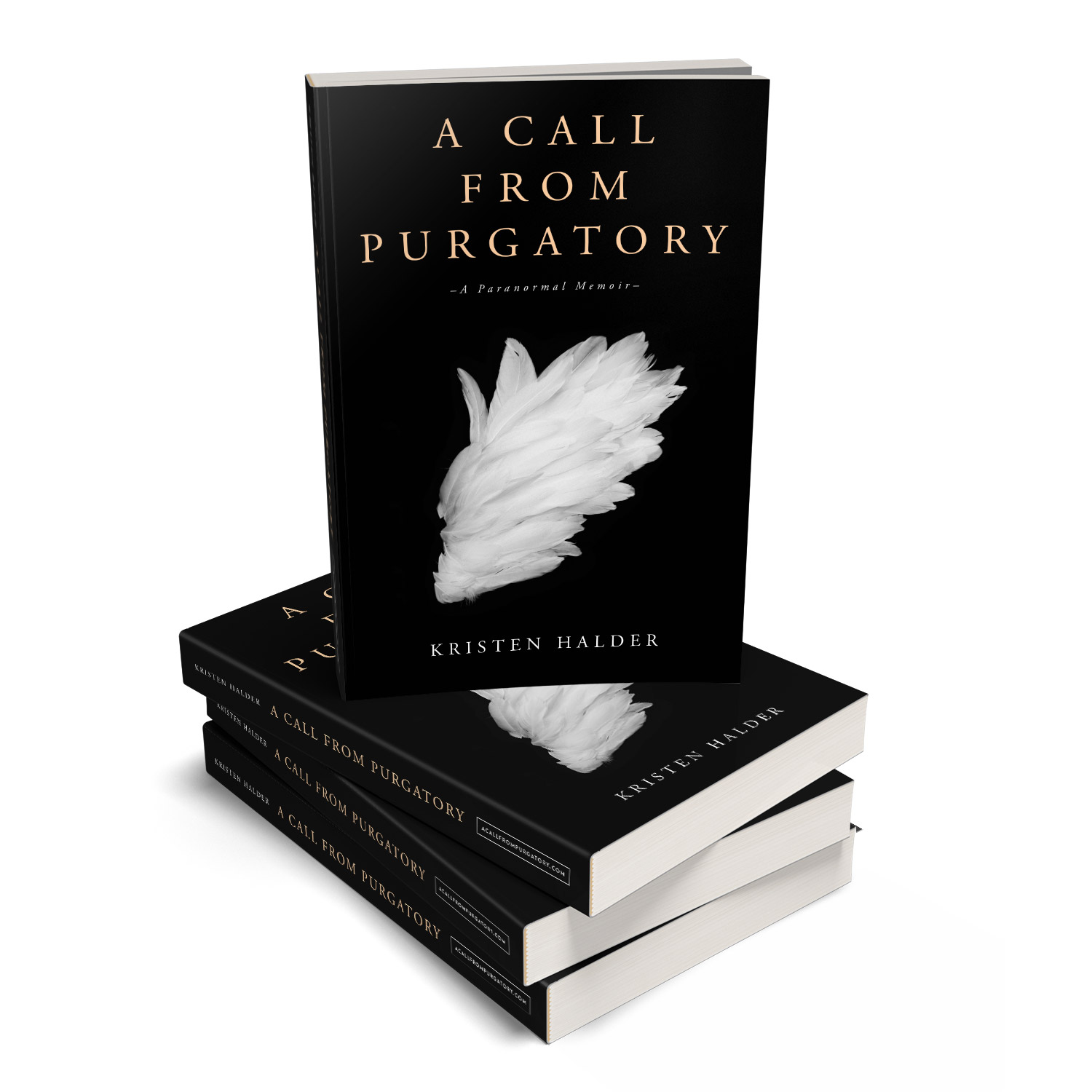 'A Call From Purgatory' is a chilling supernatural memoir. The author is Kristen Halder. The cover design & interior design of the series is by Mark Thomas. To learn more about what Mark could do for your book, please visit coverness.com