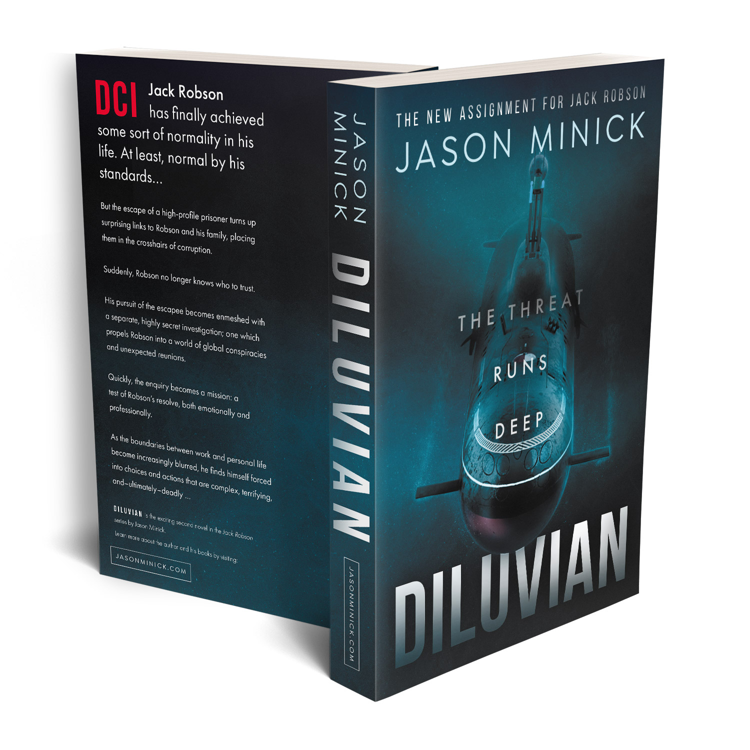 'DILUVIAN' is a secretive thriller on an epic scale, by Jason Minick. The book cover and interior were designed by Mark Thomas, of coverness.com. To find out more about my book design services, please visit www.coverness.com.