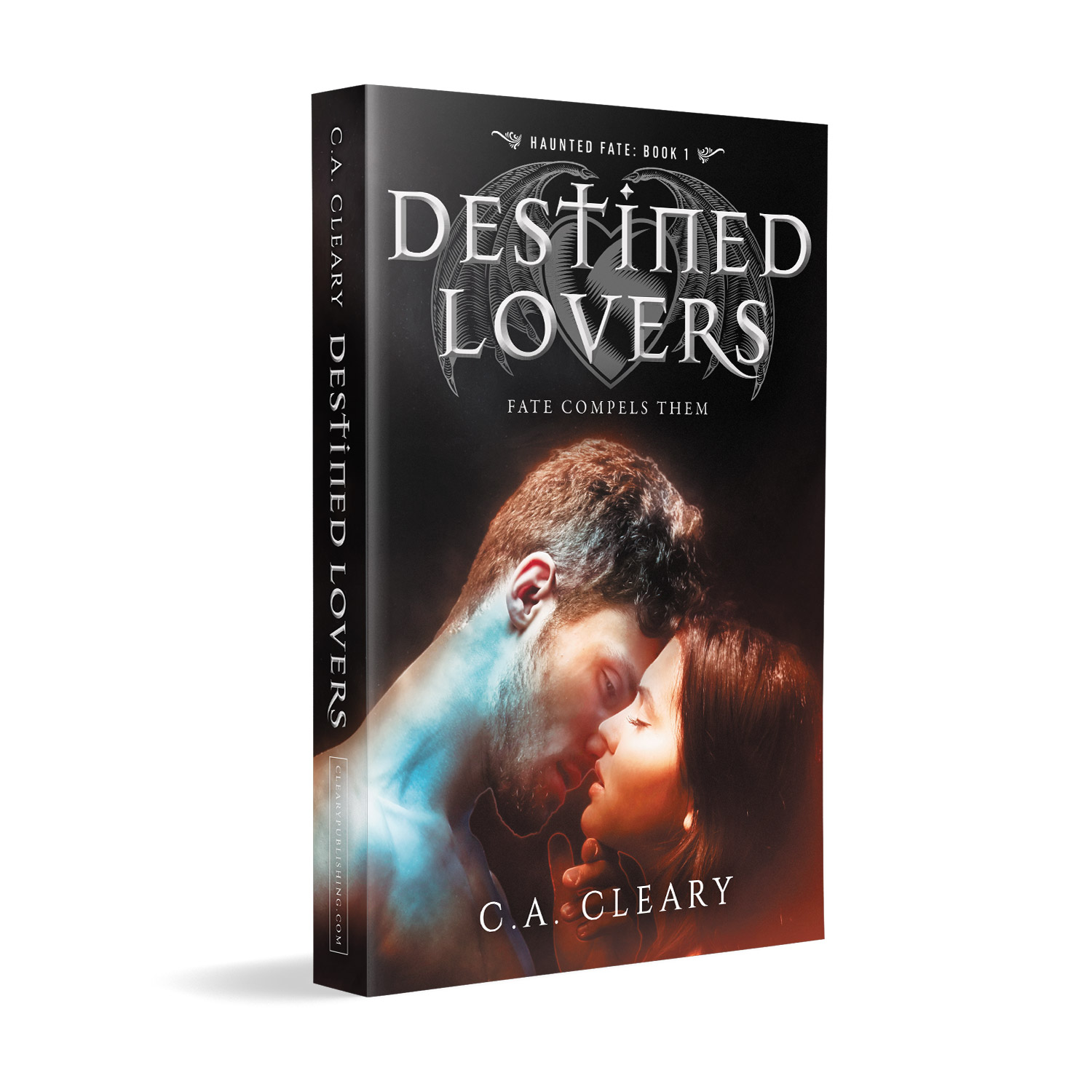 'Destined Lovers (Haunted Fate" Book 1)' is the first bite of a vampire series, by C.A. Cleary. The book cover and interior were designed by Mark Thomas of coverness.com. To find out more about my book design services, please visit www.coverness.com