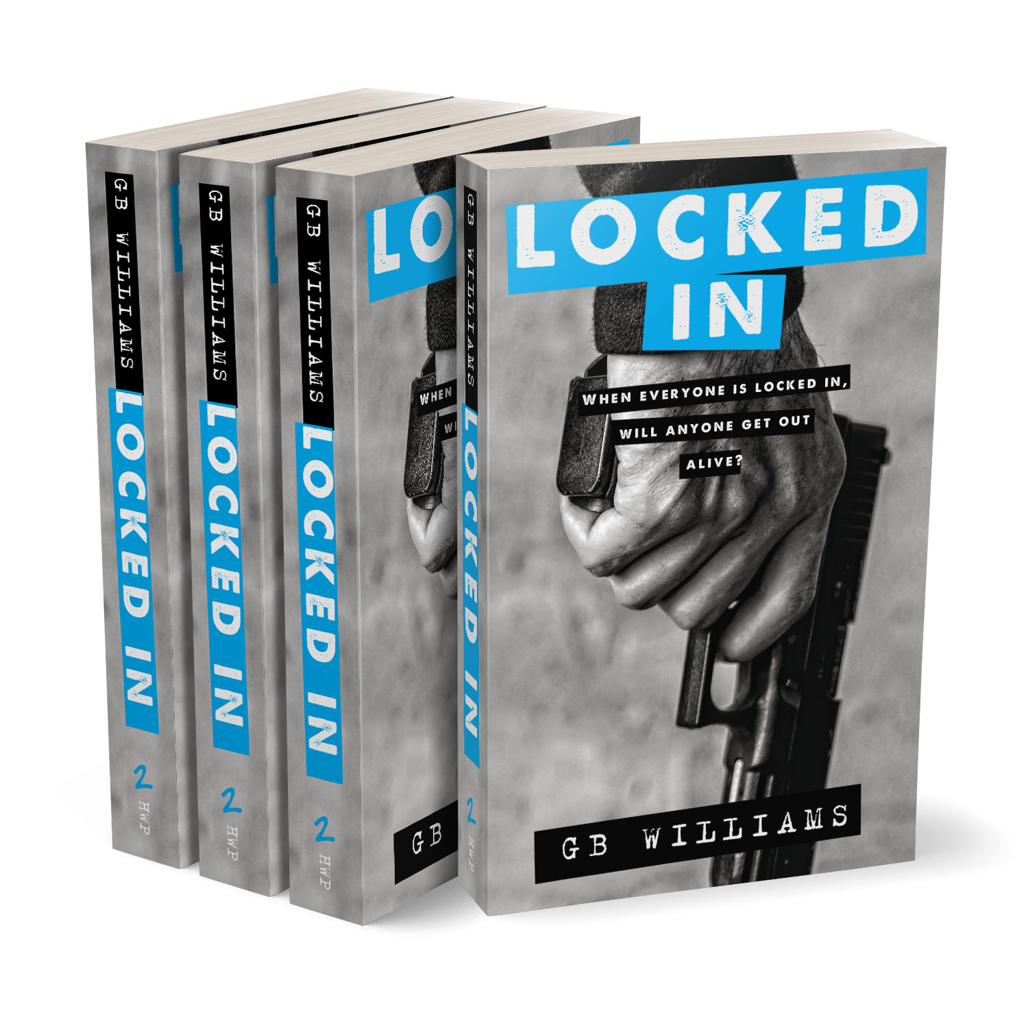 The 'Locked' Trilogy is a gritty British crime thriller series. The author is G.B. Williams. The book covers and boxset were designed by Mark Thomas of coverness.com. To find out more about my book design services, please visit www.coverness.com