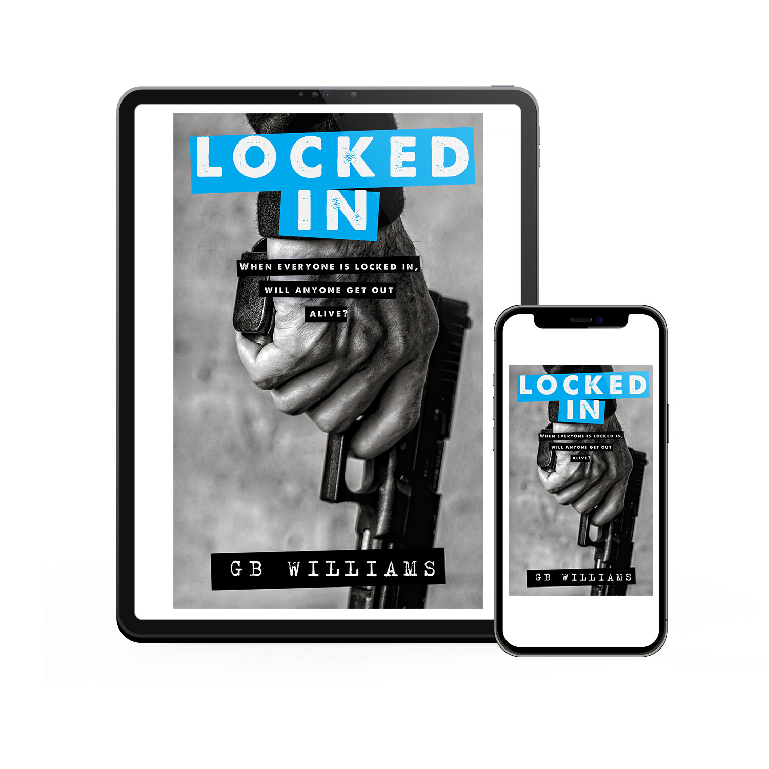 The 'Locked' Trilogy is a gritty British crime thriller series. The author is G.B. Williams. The book covers and boxset were designed by Mark Thomas of coverness.com. To find out more about my book design services, please visit www.coverness.com