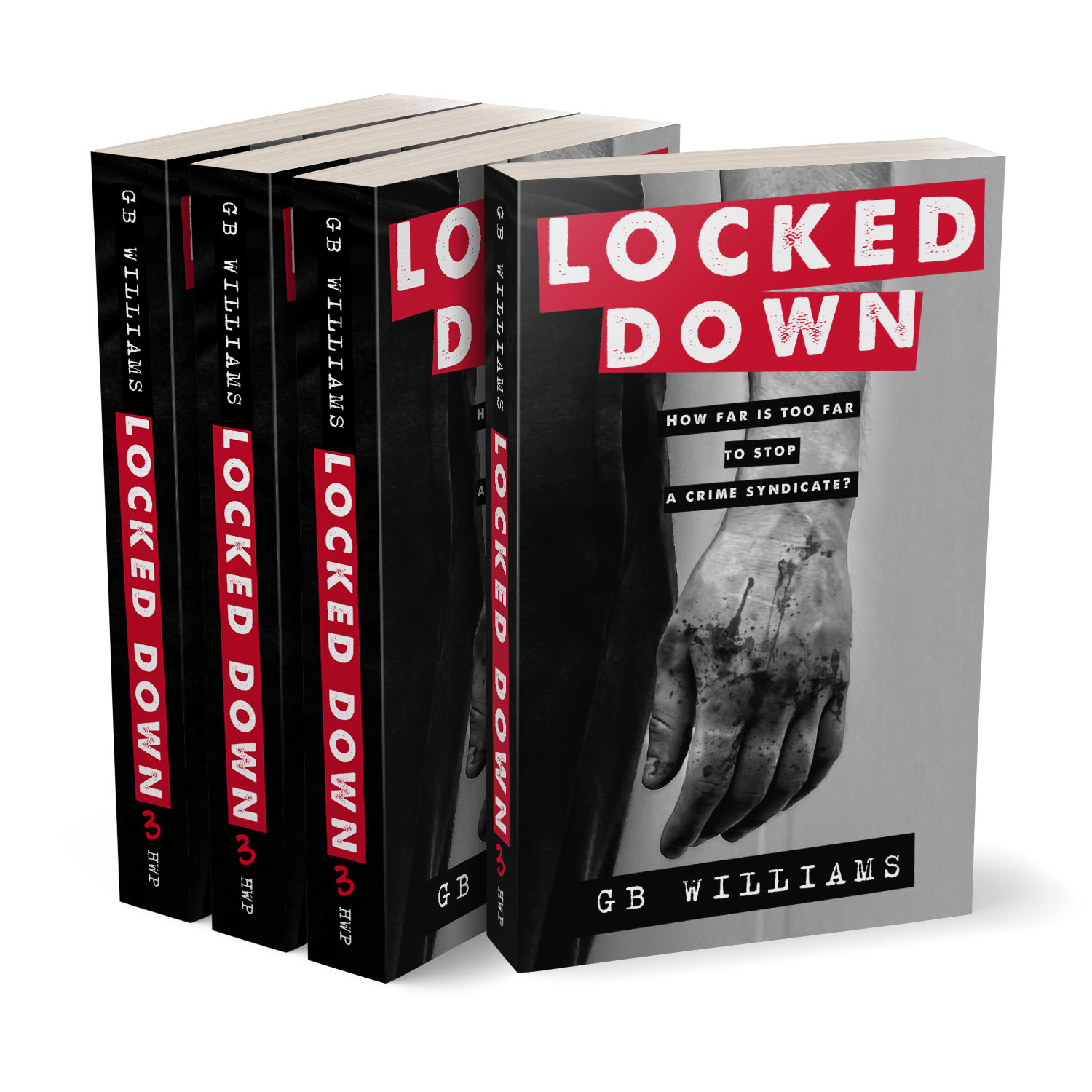 The 'Locked' Trilogy is a gritty British crime thriller series. The author is G.B. Williams. The book covers and boxset were designed by Mark Thomas of coverness.com. To find out more about my book design services, please visit www.coverness.com