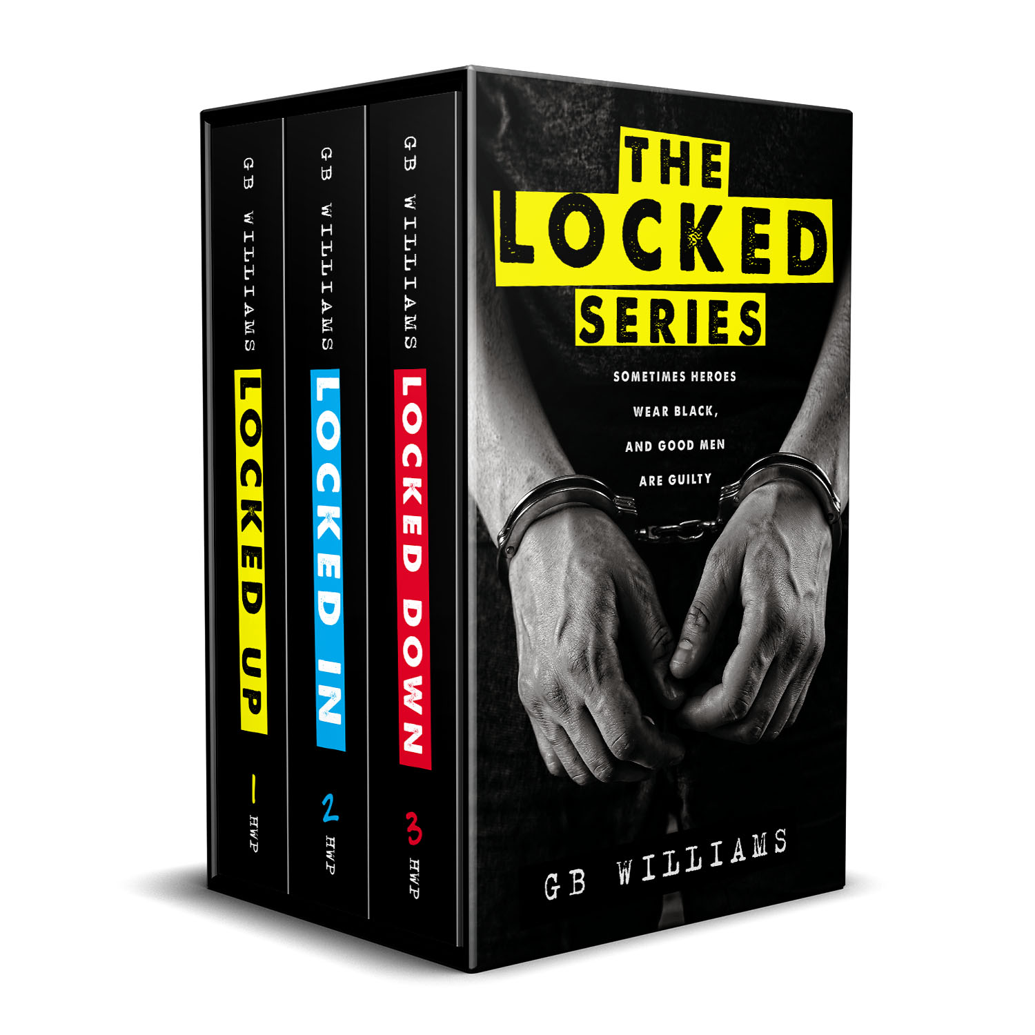 The 'Locked' Trilogy is a gritty British crime thriller series. The author is G.B. Williams. The book covers and boxset were designed by Mark Thomas of coverness.com. To find out more about my book design services, please visit www.coverness.com