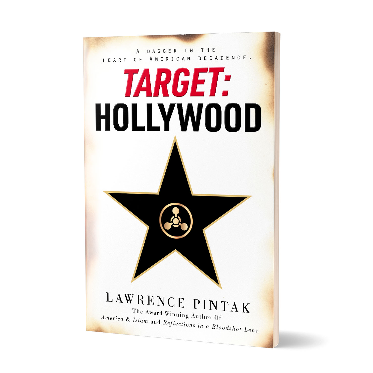 'Target: Hollywood' is an excellent retro terrorism thriller. The author is Lawrence Pintak. The book cover and interior were designed by Mark Thomas of coverness.com. To find out more about my book design services, please visit www.coverness.com